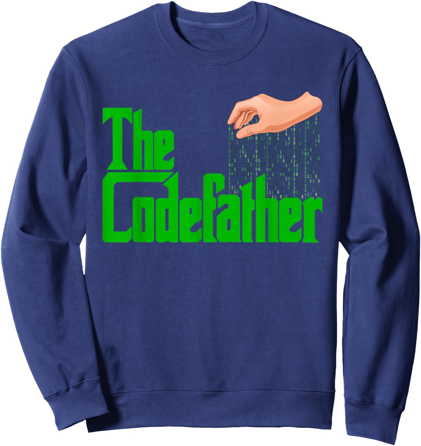 The Codefather - Design Programming Computer Science Sweatshirt - Sweatshirt | Navy