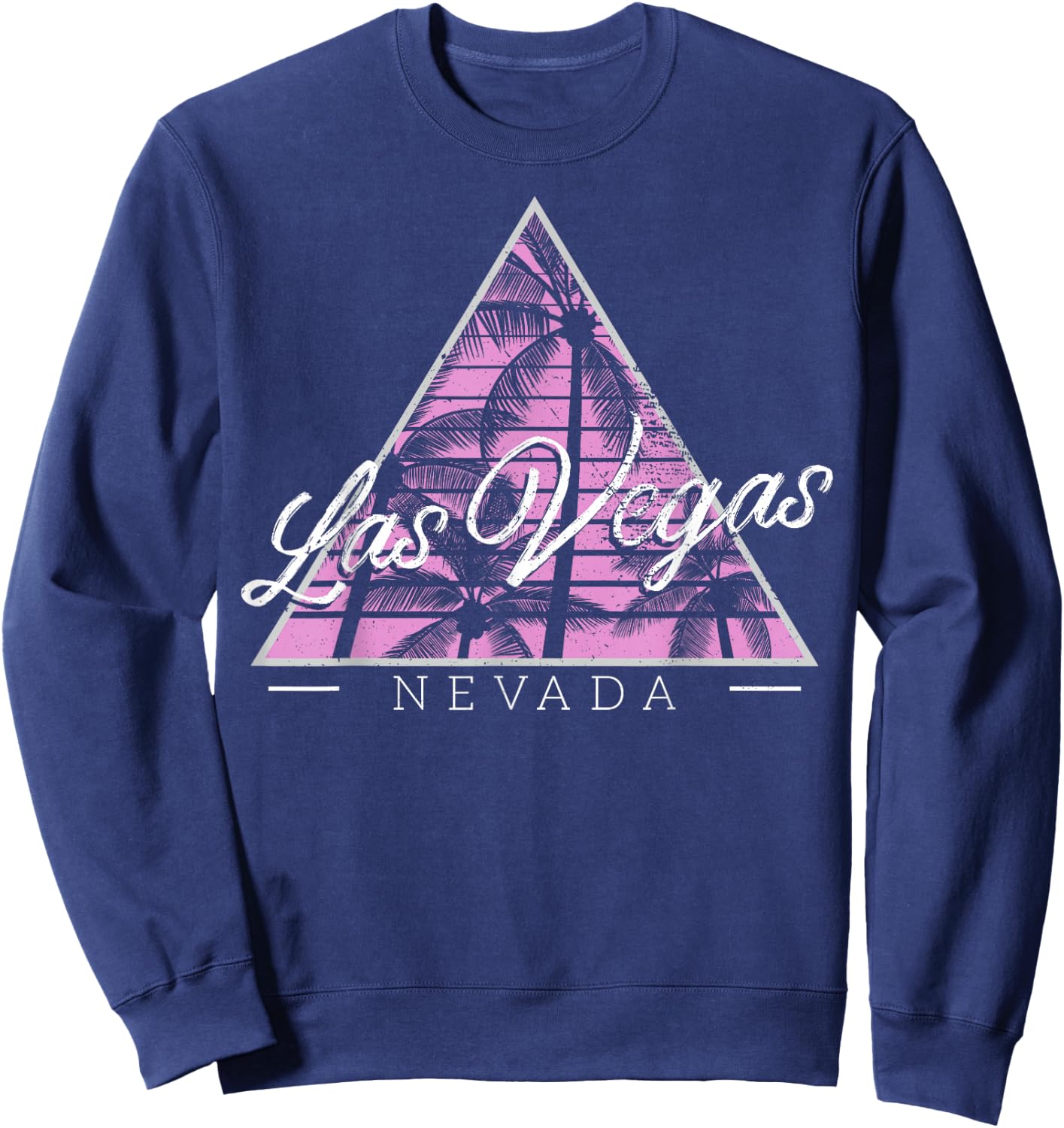 Vintage Style Nevada Las Vegas Gift Design Idea Sweatshirt - Sweatshirt | Navy