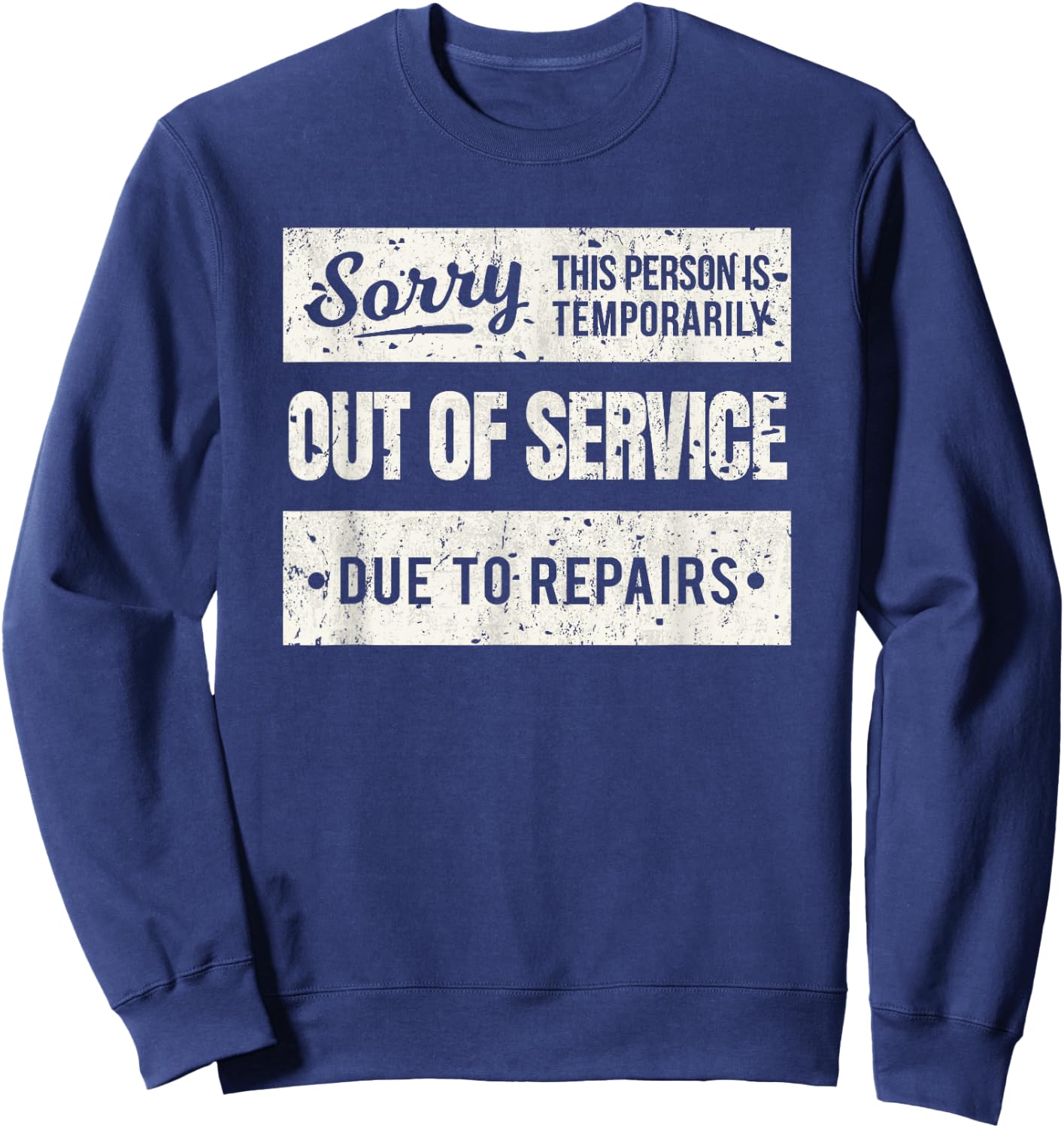 Funny Hip Knee Shoulder Joint Replacement Surgery Sweatshirt - Sweatshirt | Navy