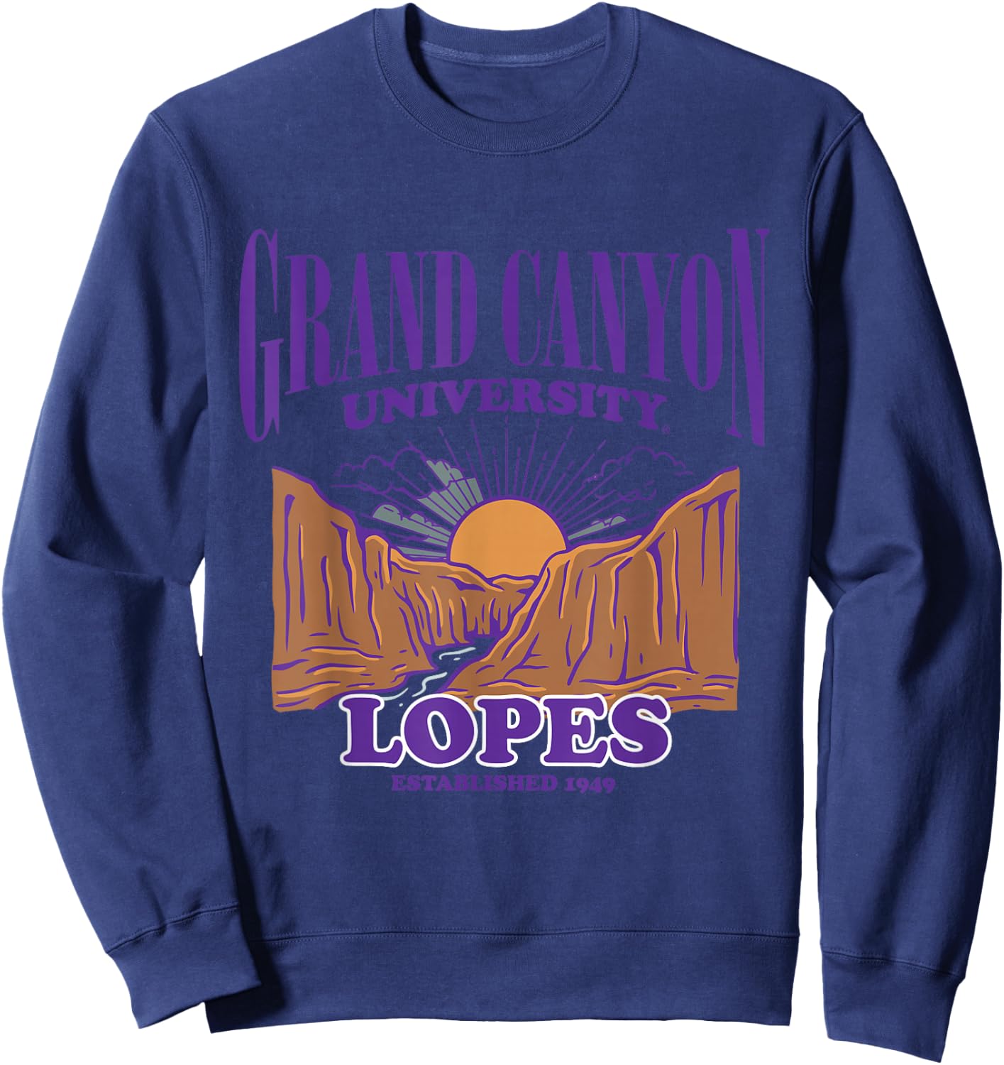 Grand Canyon Lopes | Official NCAA Merch | NCAFGCU010 Sweatshirt - Sweatshirt | Navy