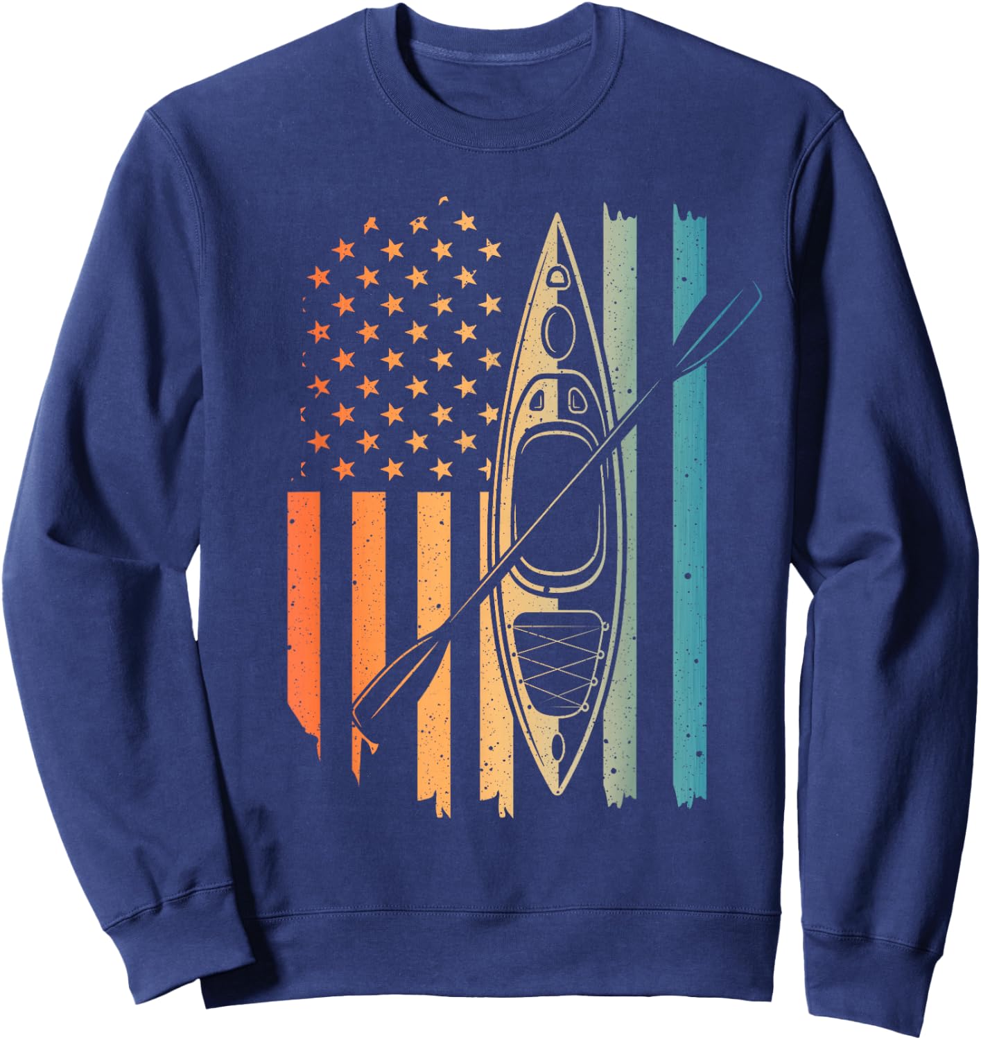 Best Kayak Design Women Kids Kayaking Kayaker Kayak Sweatshirt - Sweatshirt | Navy