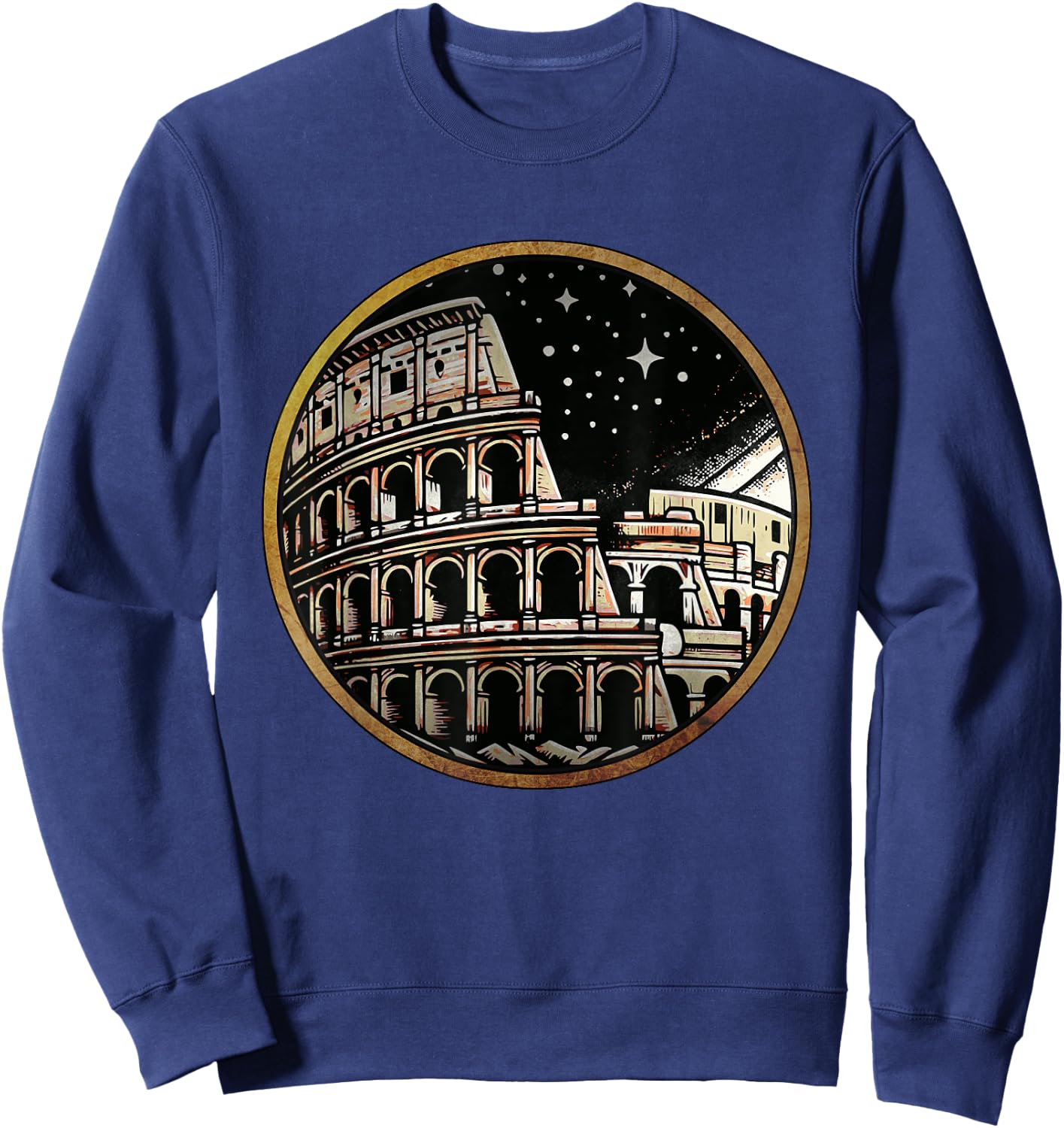 Roman Empire Colosseum of Ancient Rome Sweatshirt - Sweatshirt | Navy