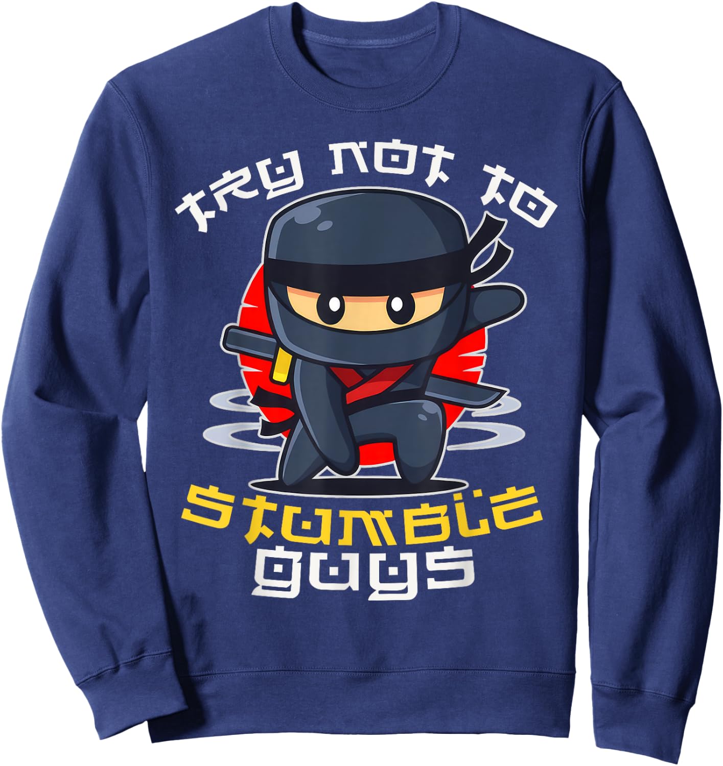 Stumble Guys Ninjas Games Stumble Guys Kids Sweatshirt - Sweatshirt | Navy