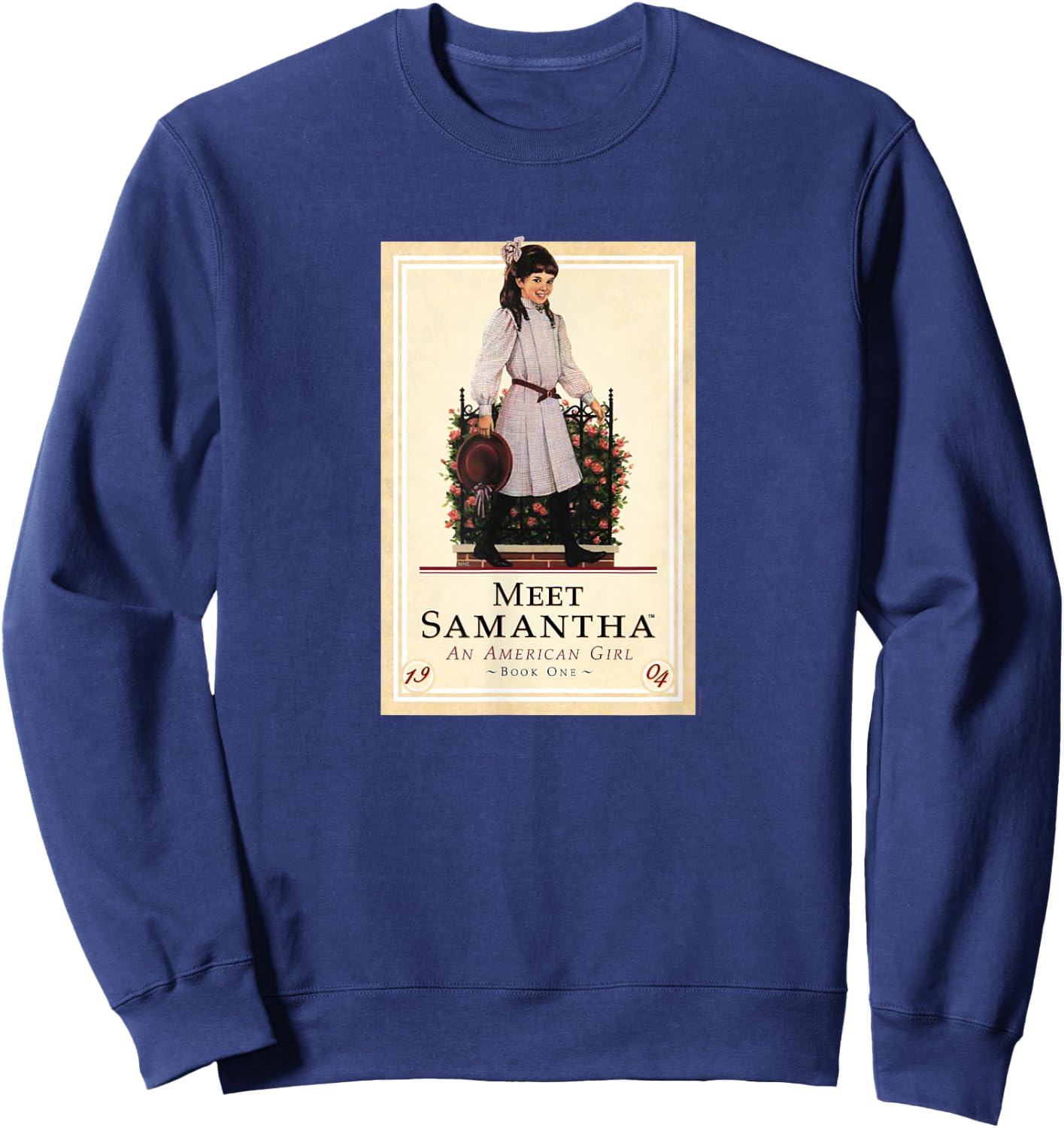 American Girl - Meet Samantha Book Cover Sweatshirt - Sweatshirt | Navy