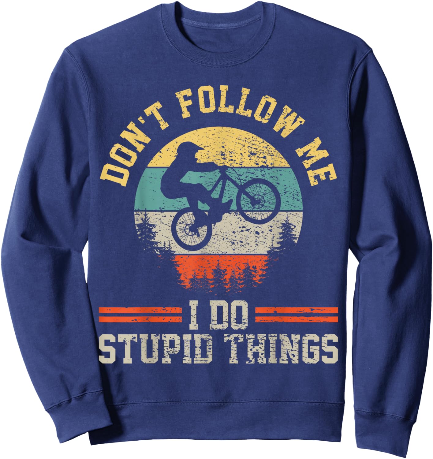 Mountain Bike MTB Sweatshirt - Sweatshirt | Navy