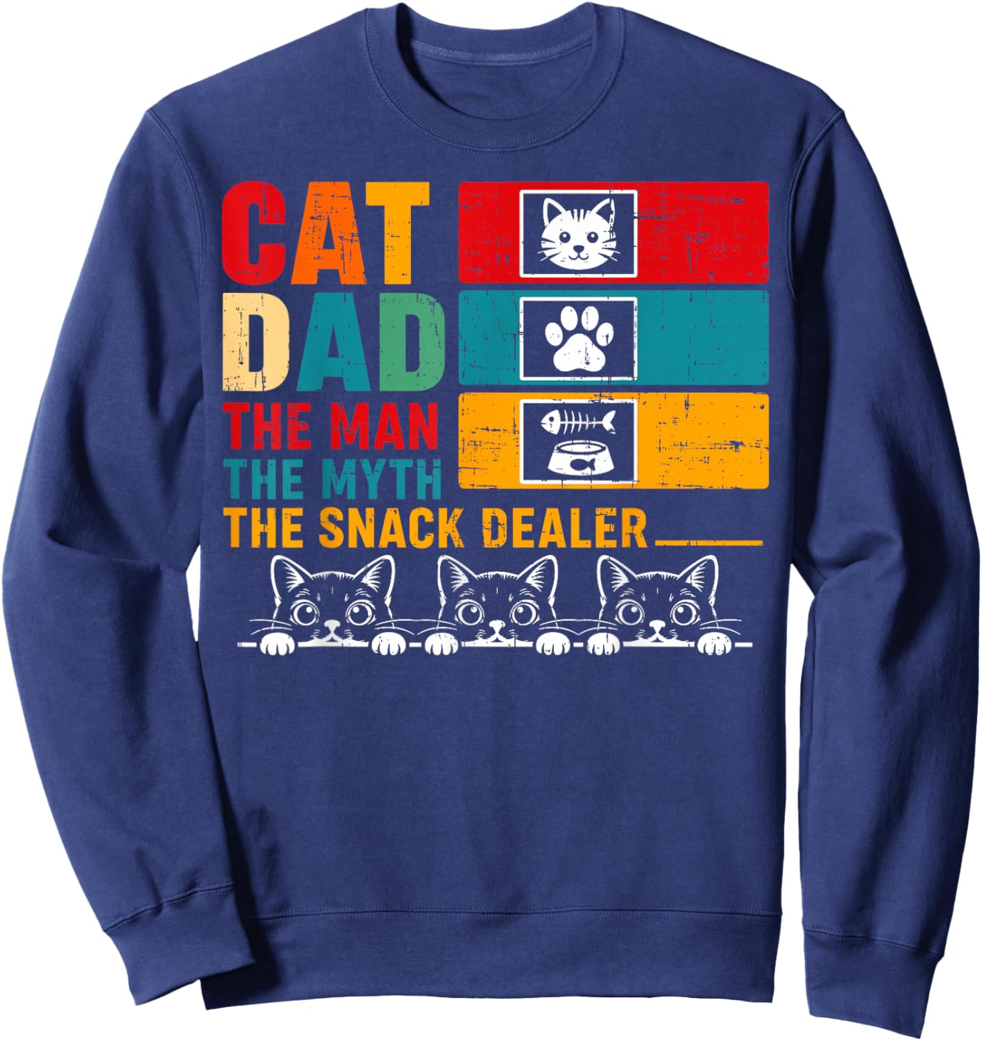 Fathers Day Sweatshirt - Sweatshirt | Navy