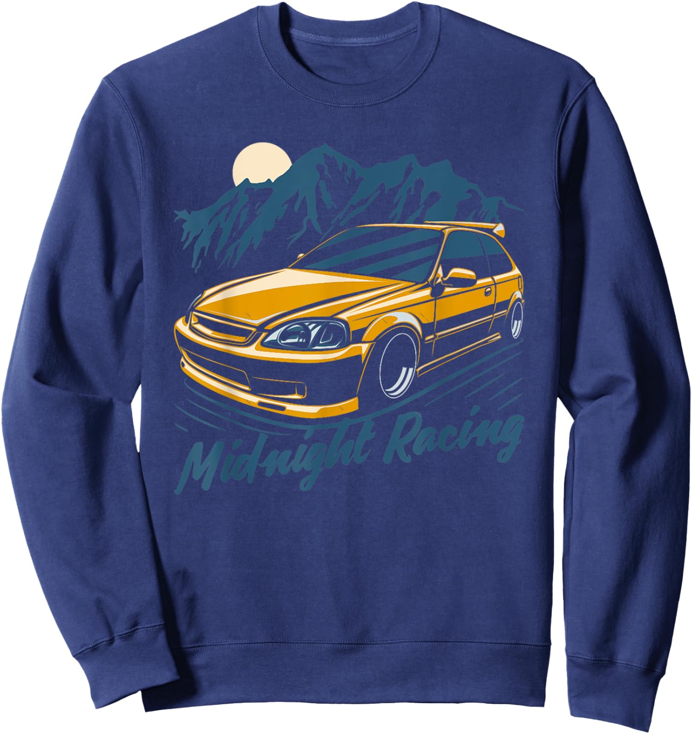 Civic EK Hatch Type R Japanese Car Sweatshirt - Sweatshirt | Navy