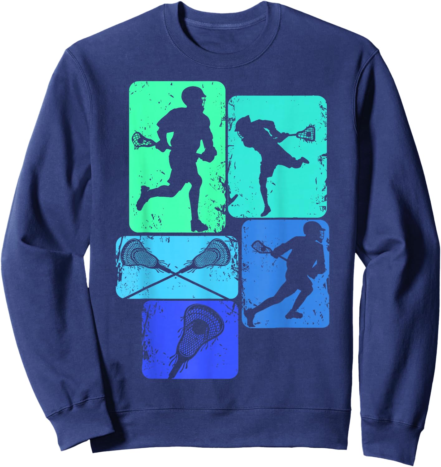 Lacrosse Boys Kids Men Youth Sweatshirt - Sweatshirt | Navy