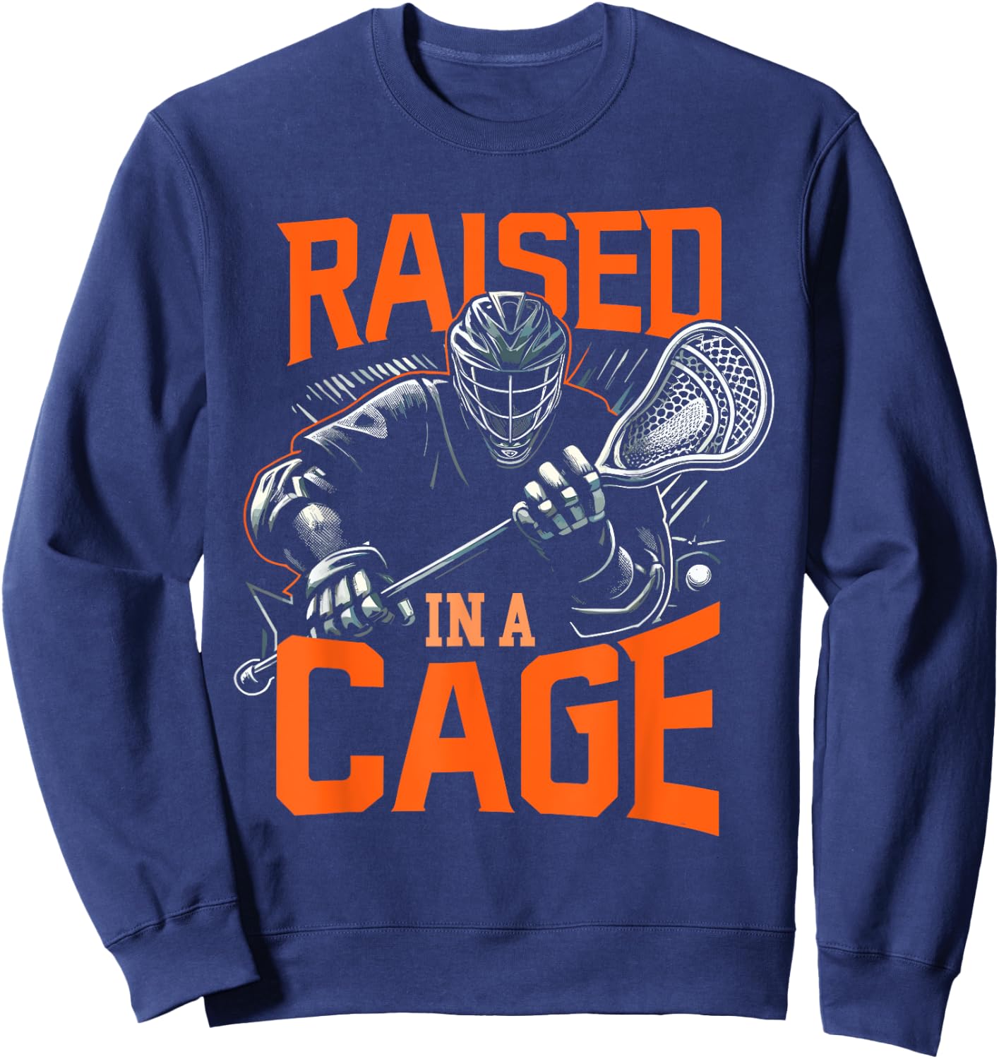 Goalkeeper Lax Goalie Lacrosse Goalie Lacrosse Player Sweatshirt - Sweatshirt | Navy