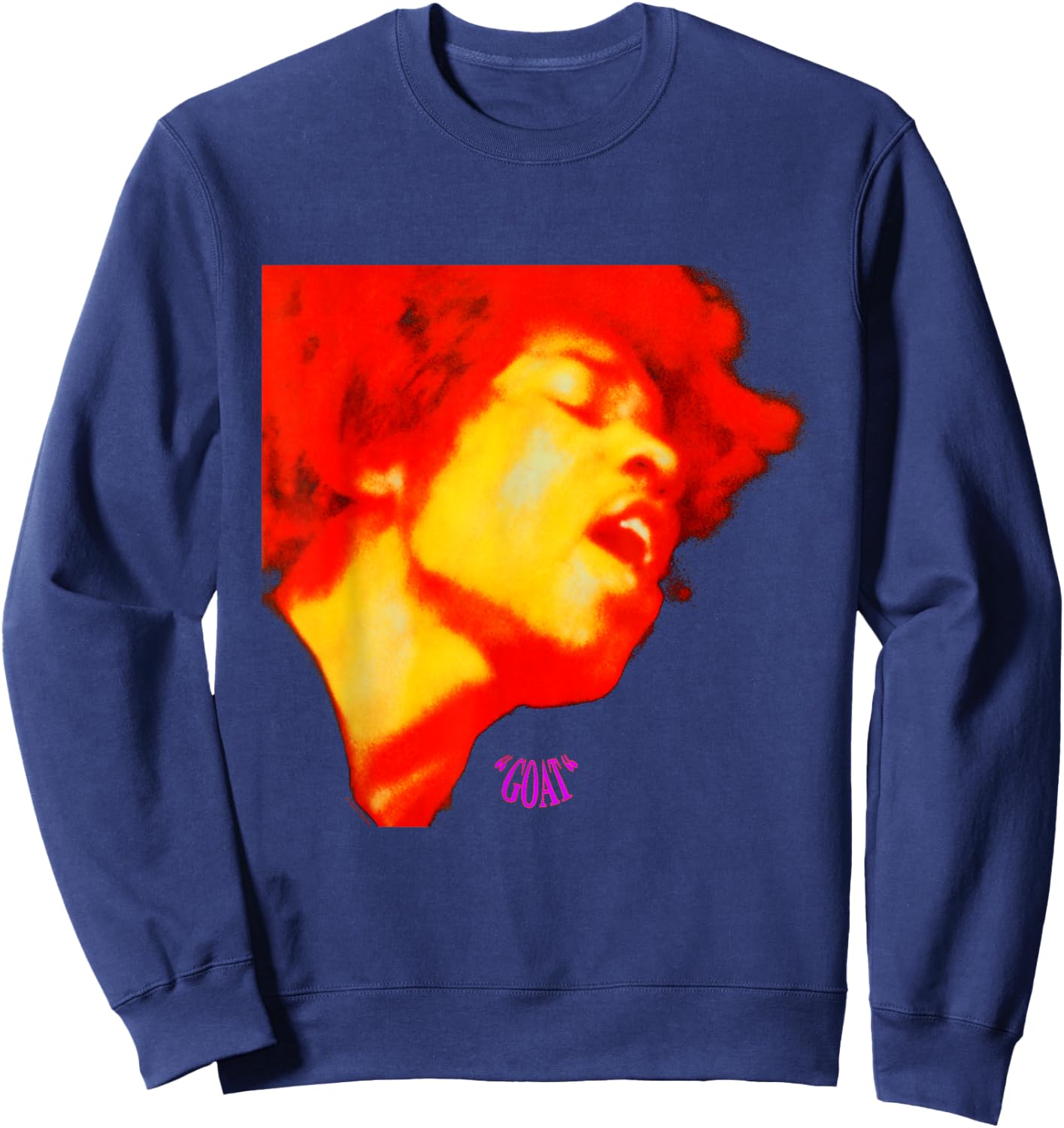 Karl Ferris Jimi Hendrix Electric Ladyland Cover GOAT Sweatshirt - Sweatshirt | Navy
