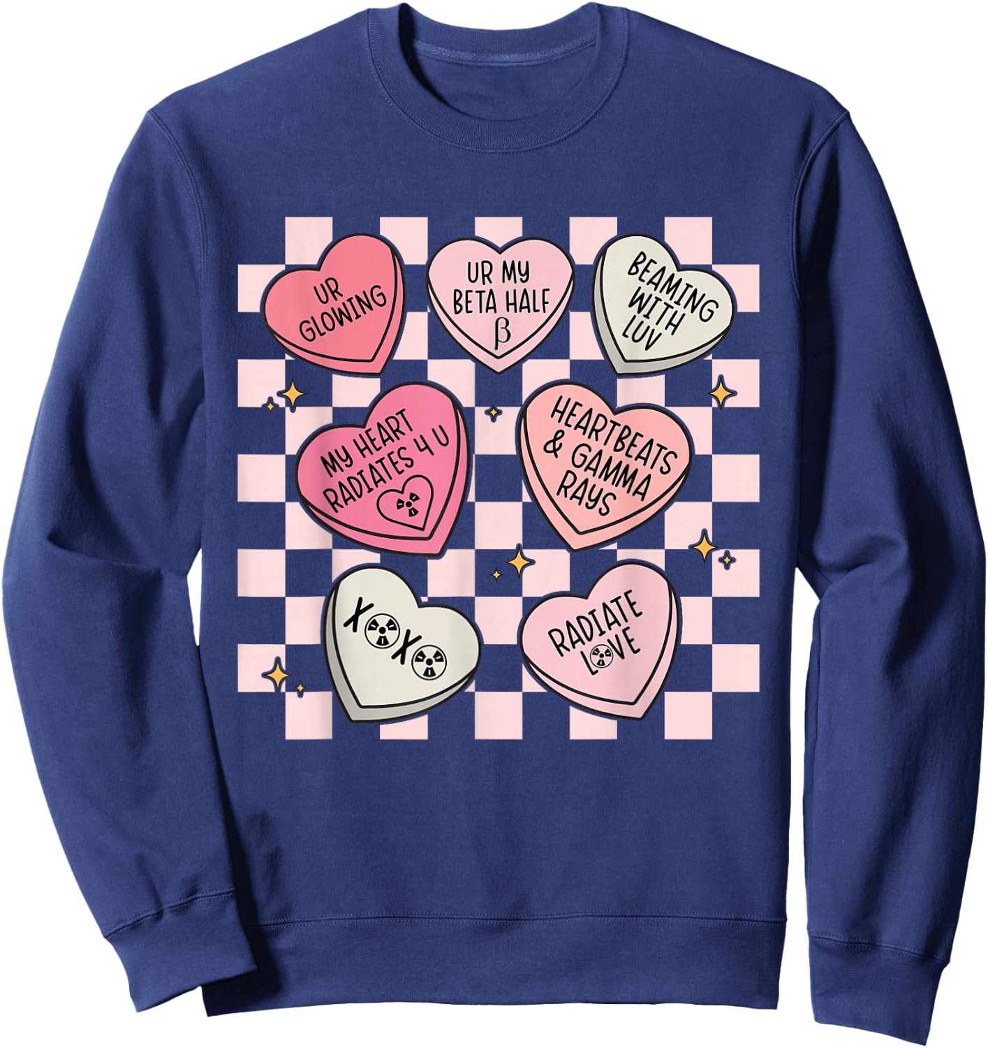 Radiology Valentines X-Ray Radiologist Valentine Radiologic Sweatshirt - Sweatshirt | Navy