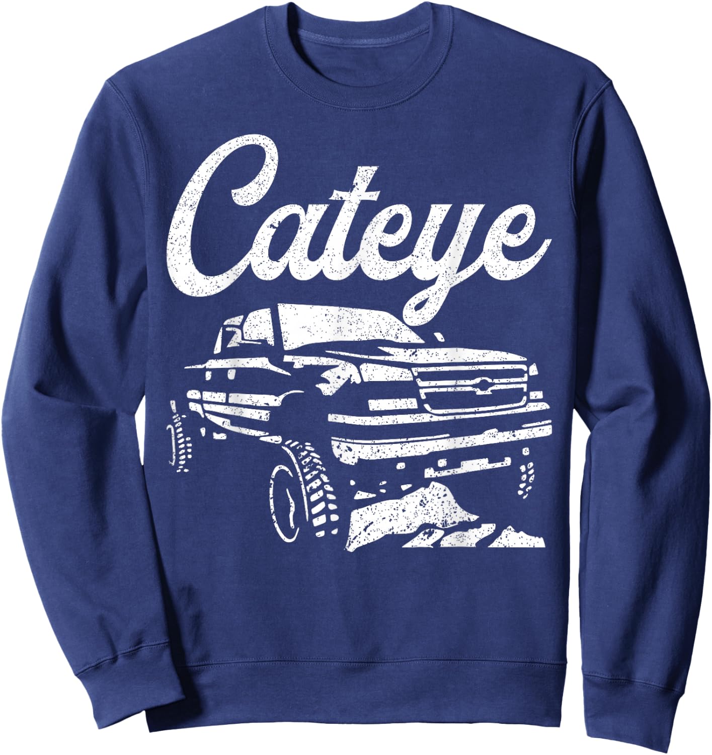 Cateye chevys truck Sweatshirt - Sweatshirt | Navy