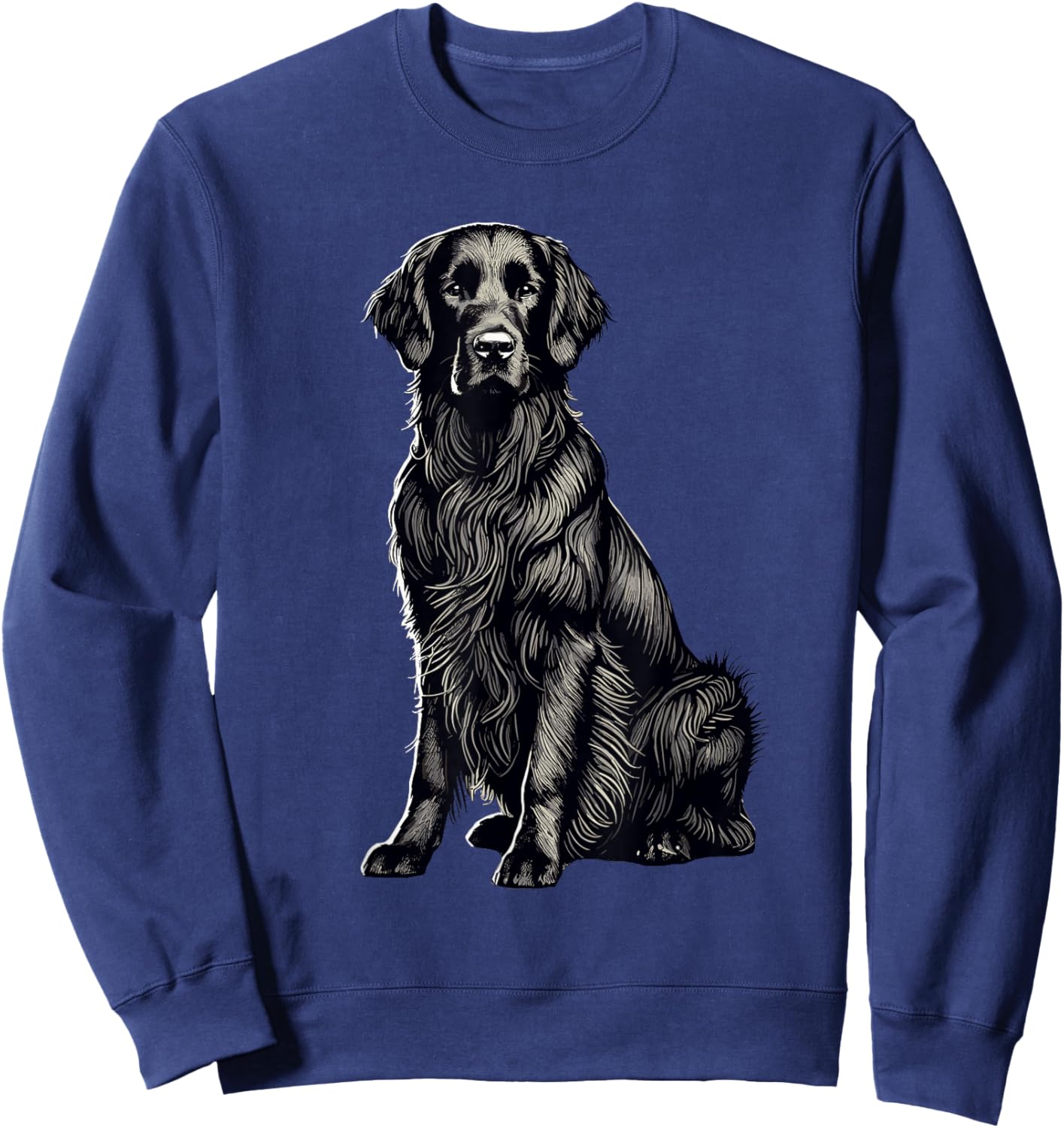 Flat-Coated Retriever Sweatshirt - Sweatshirt | Navy