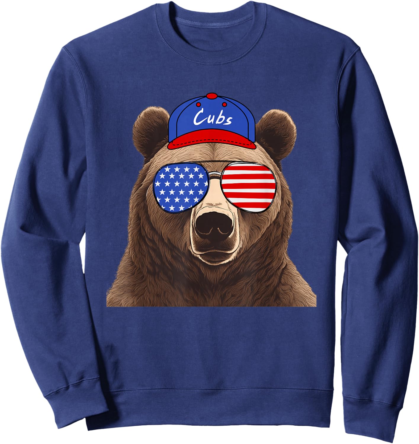 Vintage Cubs Last Name Pride Cubs Name American Style Sweatshirt - Sweatshirt | Navy
