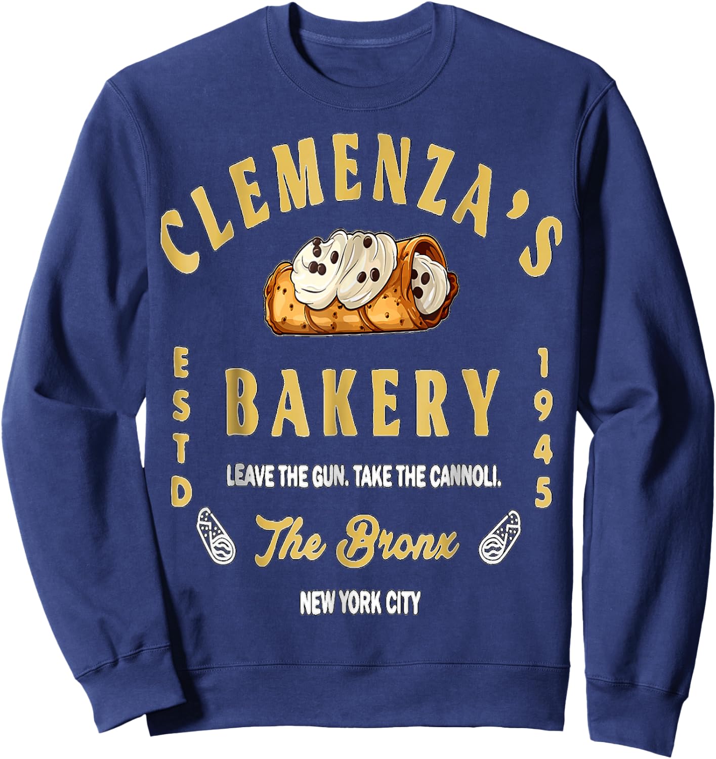 Clemenza Bakery Food Funny Sweatshirt - Sweatshirt | Navy