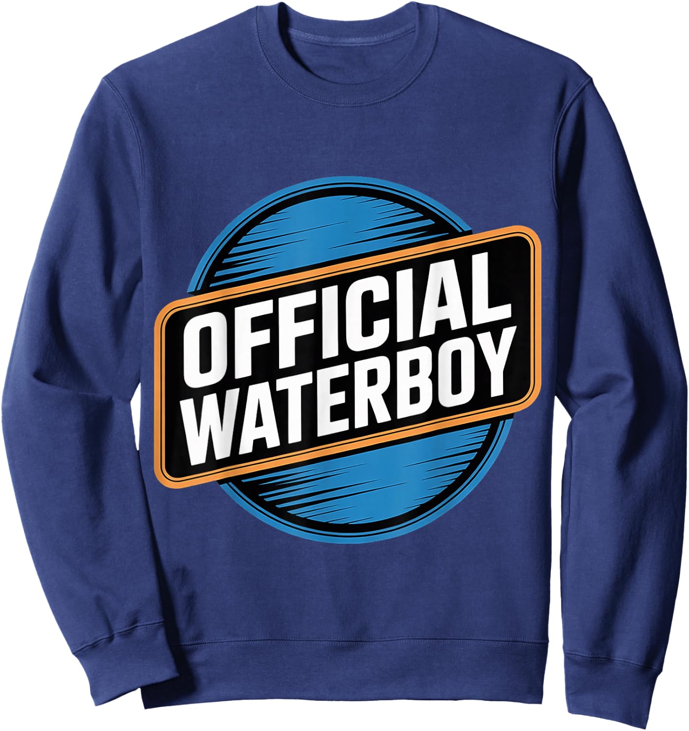 Official Waterboy Hydration Crew Sports Sweatshirt - Sweatshirt | Navy