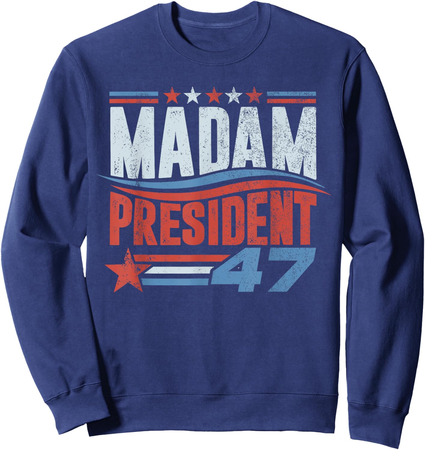 Kamala Harris 2024 For President Election Campaign Sweatshirt - Sweatshirt | Navy