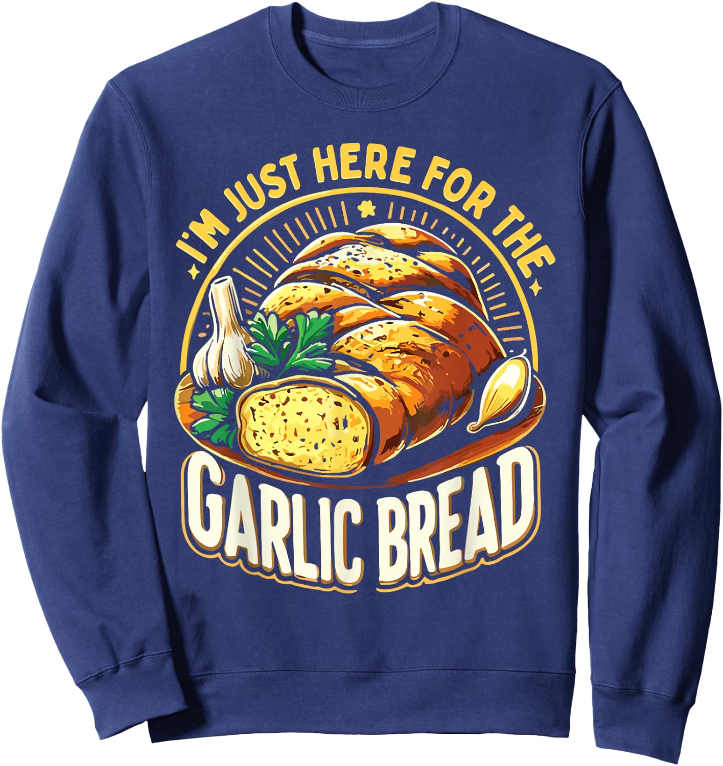 Garlic Bread Sweatshirt - Sweatshirt | Navy