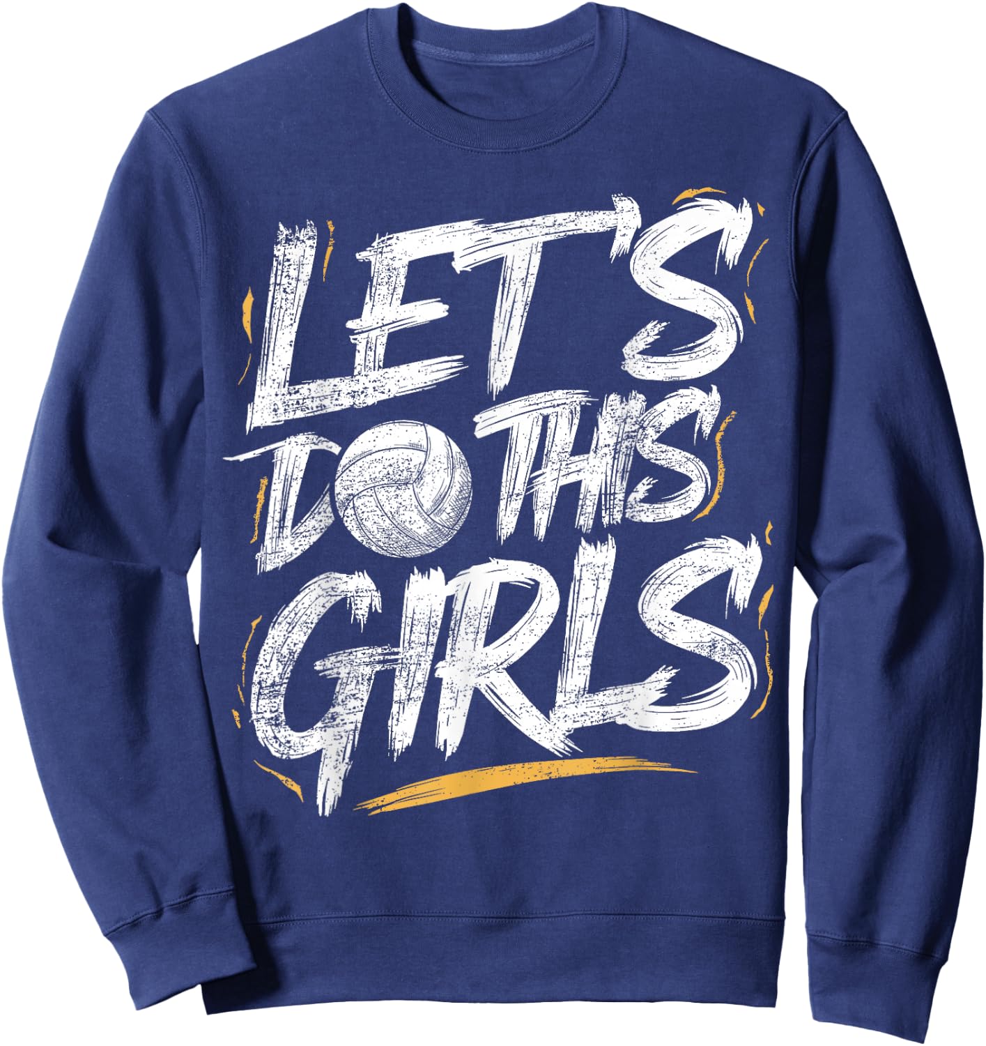 Girl Volleyball Player Women Volleyball Team - Volleyball Sweatshirt - Sweatshirt | Navy