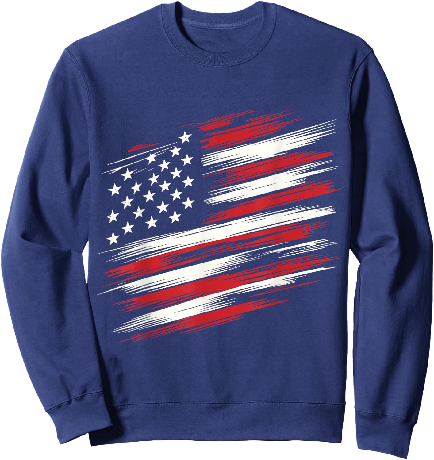 4th of july shirts fourth of july patriotic American Flag Girls Kids Men Sweatshirt - Sweatshirt | Navy