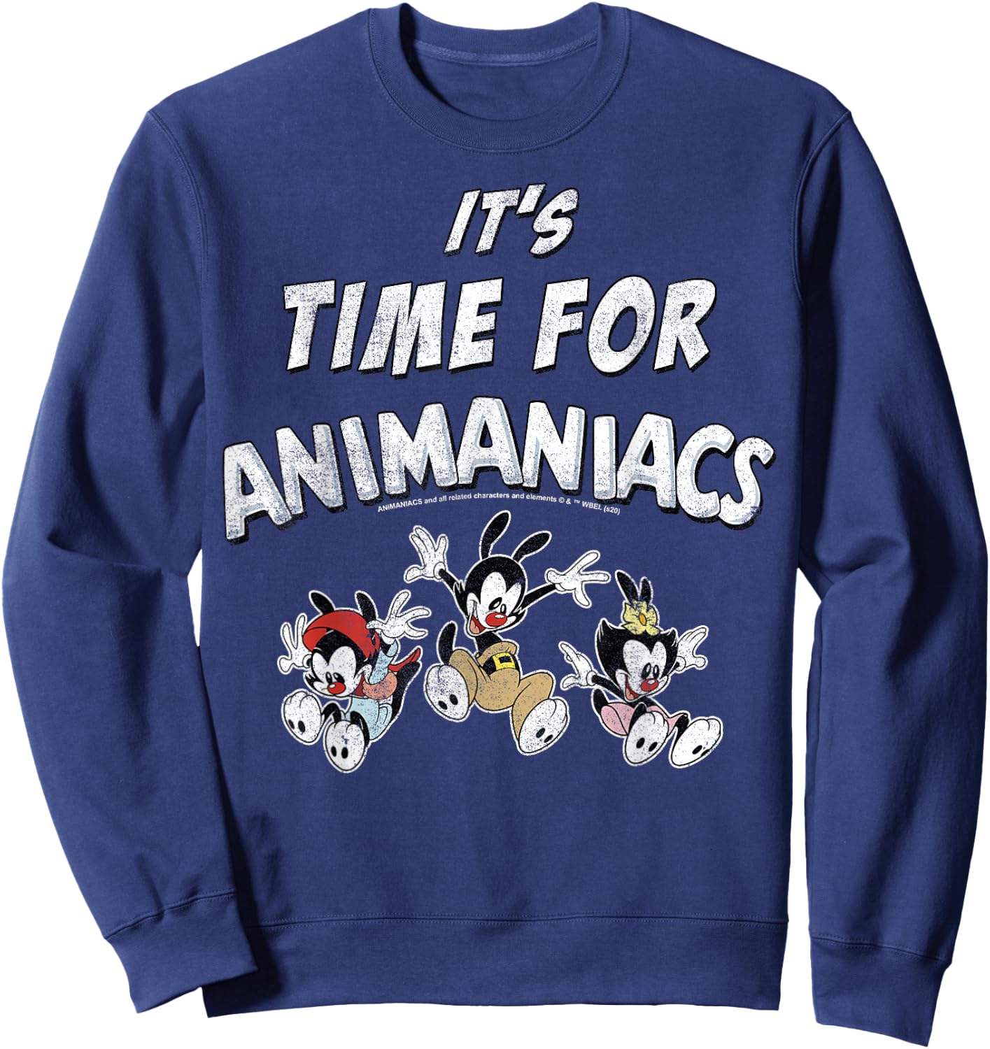 Animaniacs It's Time For Animaniacs Group Shot Sweatshirt - Sweatshirt | Navy
