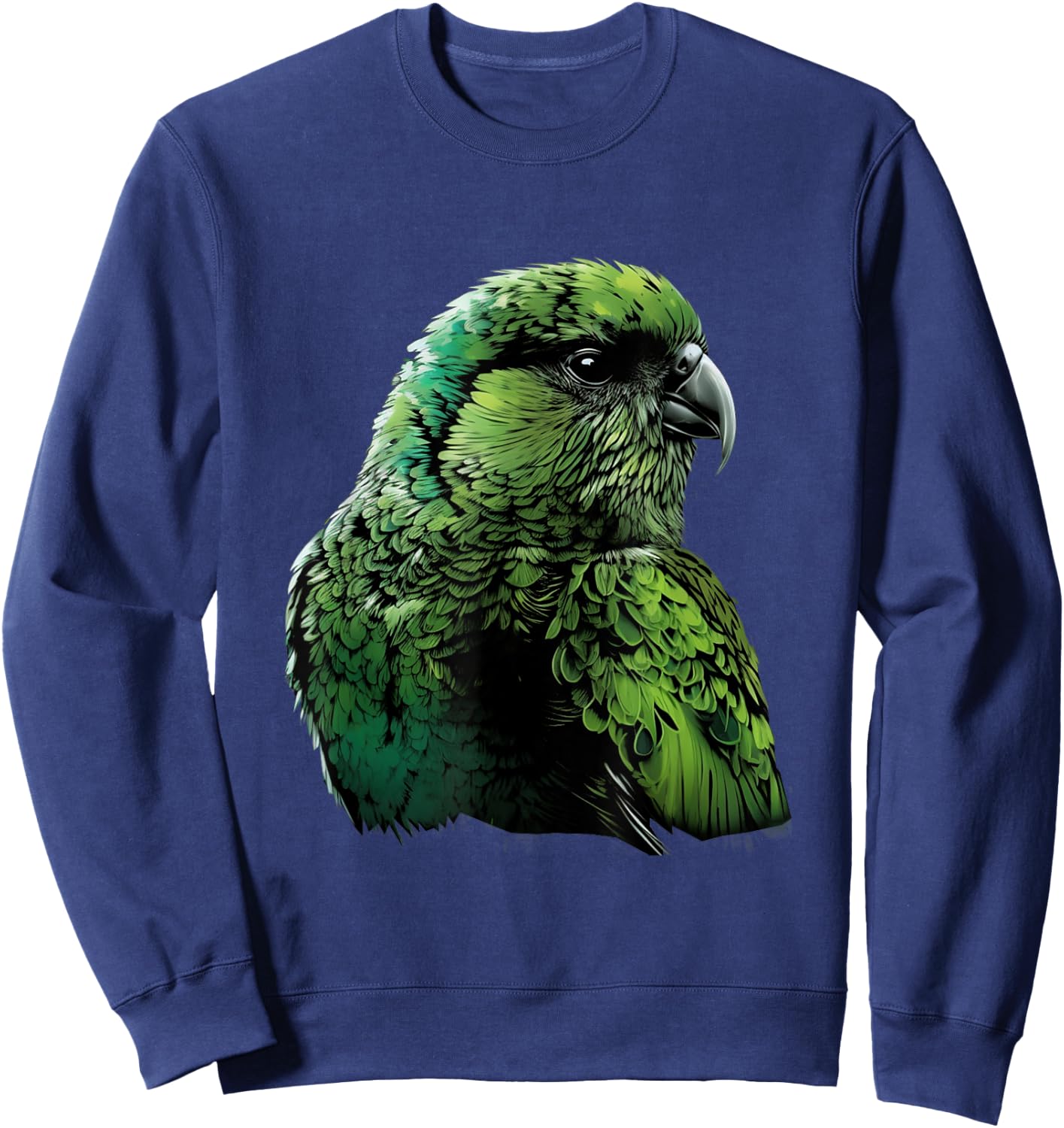 Kakapo Parrot New Zealand Kakapo Bird Parrot Owl Kakapo Sweatshirt - Sweatshirt | Navy