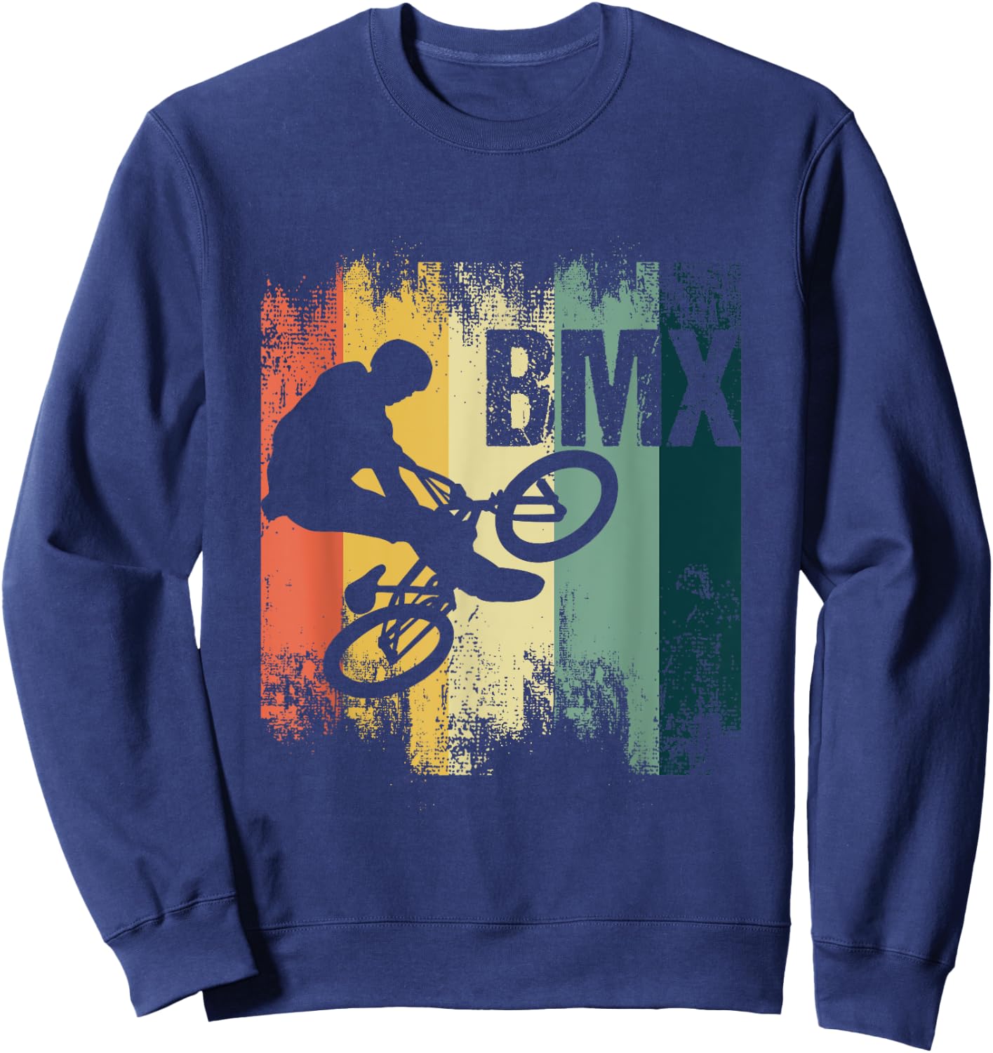BMX Bicycle Bike Biker Cycling Bicycle Cyclist Bike Gift Sweatshirt - Sweatshirt | Navy