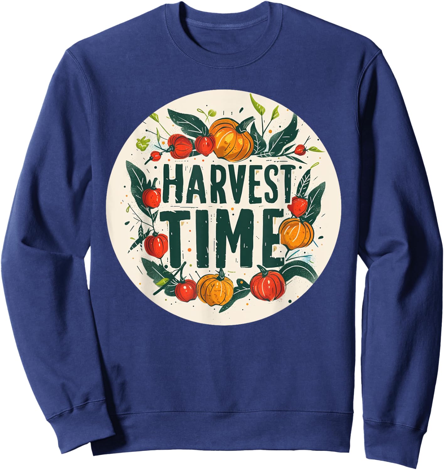 Harvest Time Costume for Farmer and Harvest Season Lovers Sweatshirt - Sweatshirt | Navy