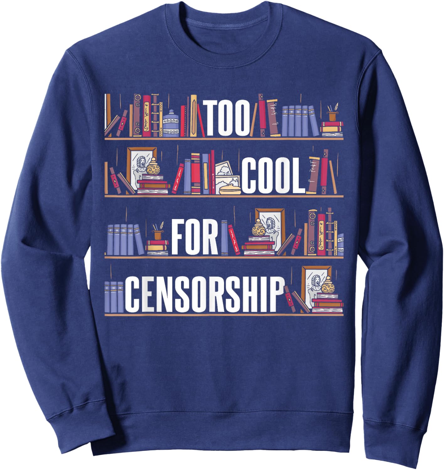 Banned Books Sweatshirt - Sweatshirt | Navy