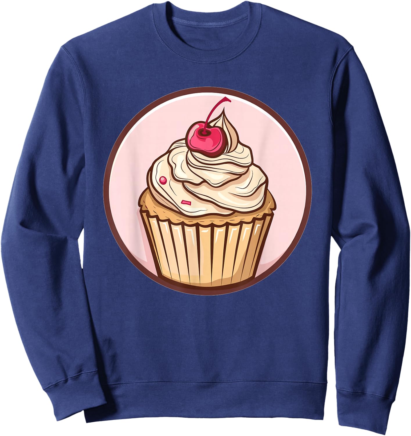 Retro Cupcake Sweatshirt - Sweatshirt | Navy
