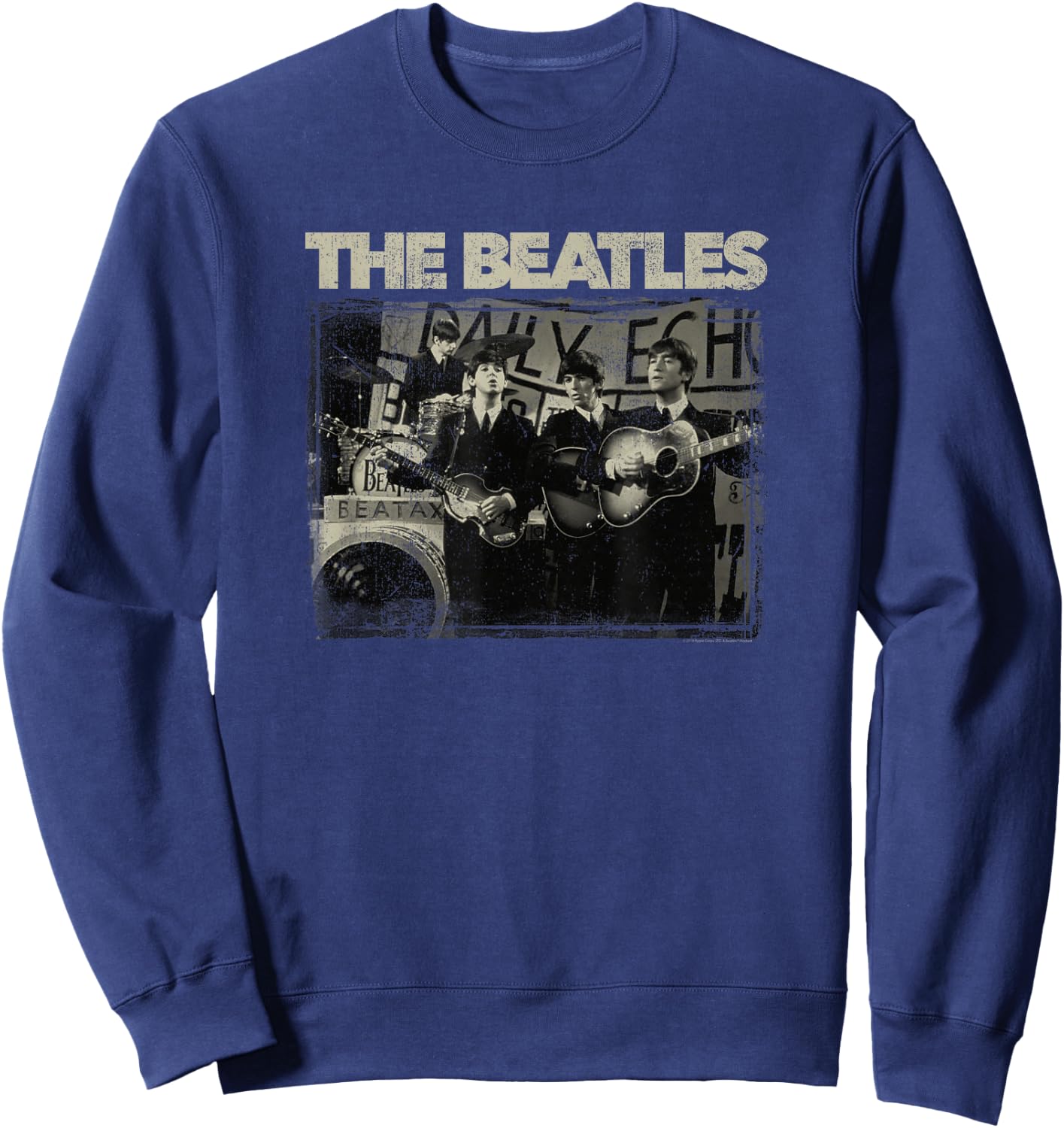 The Beatles Monochrome Sweatshirt - Sweatshirt | Navy