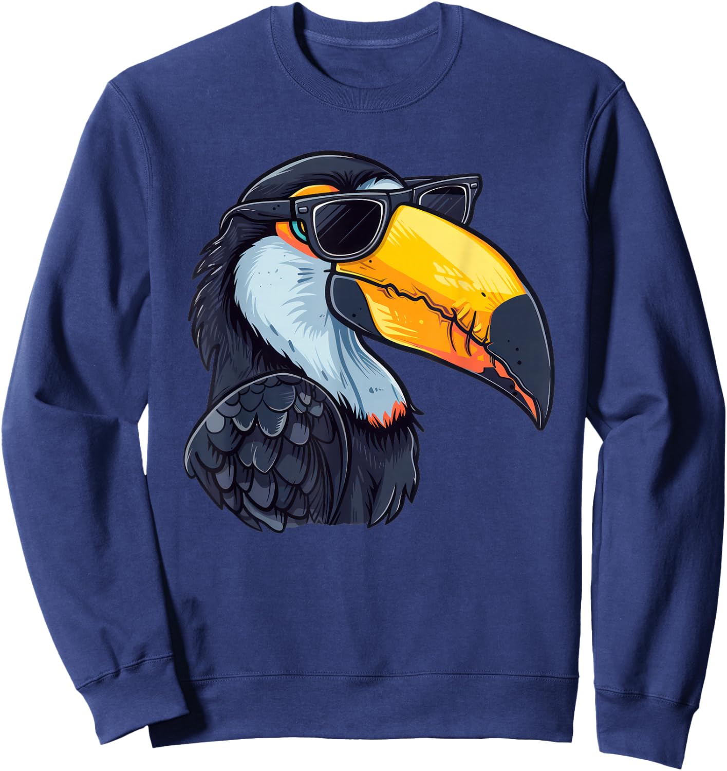 Ätoucan. Toucan Sunglasses Tucan , Small, Black Sweatshirt - Sweatshirt | Navy