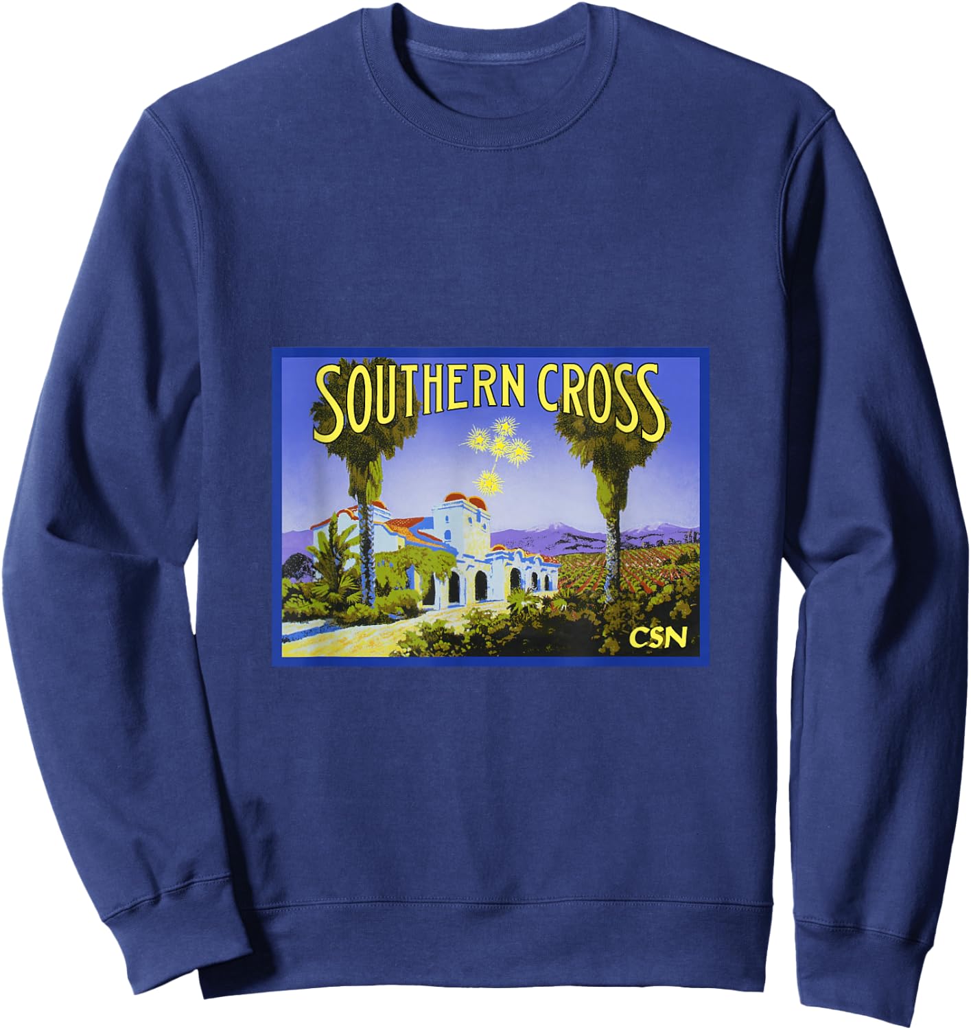 Crosby Stills & Nash - Southern Cross Sweatshirt - Sweatshirt | Navy