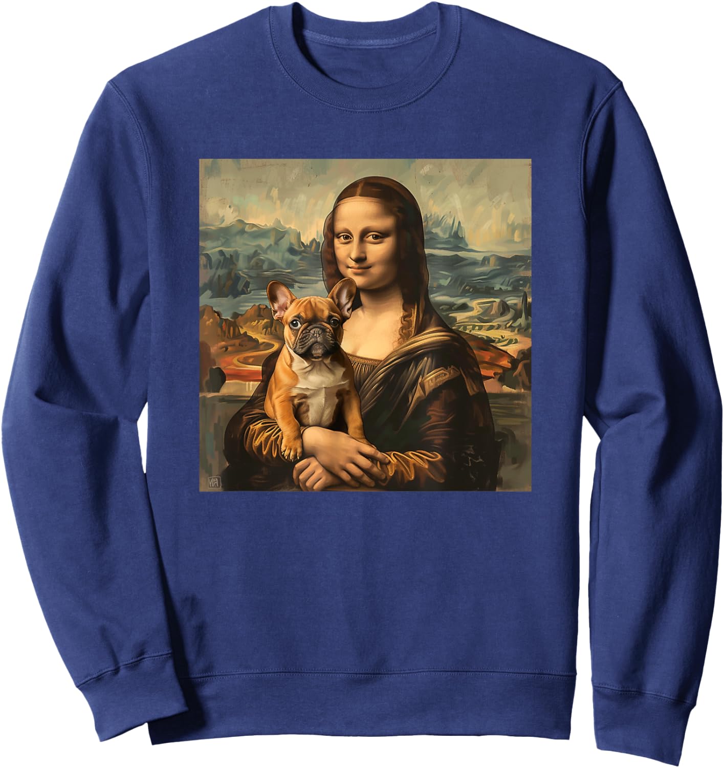 French Bulldog Shirt French Bulldogs Sweatshirt - Sweatshirt | Navy