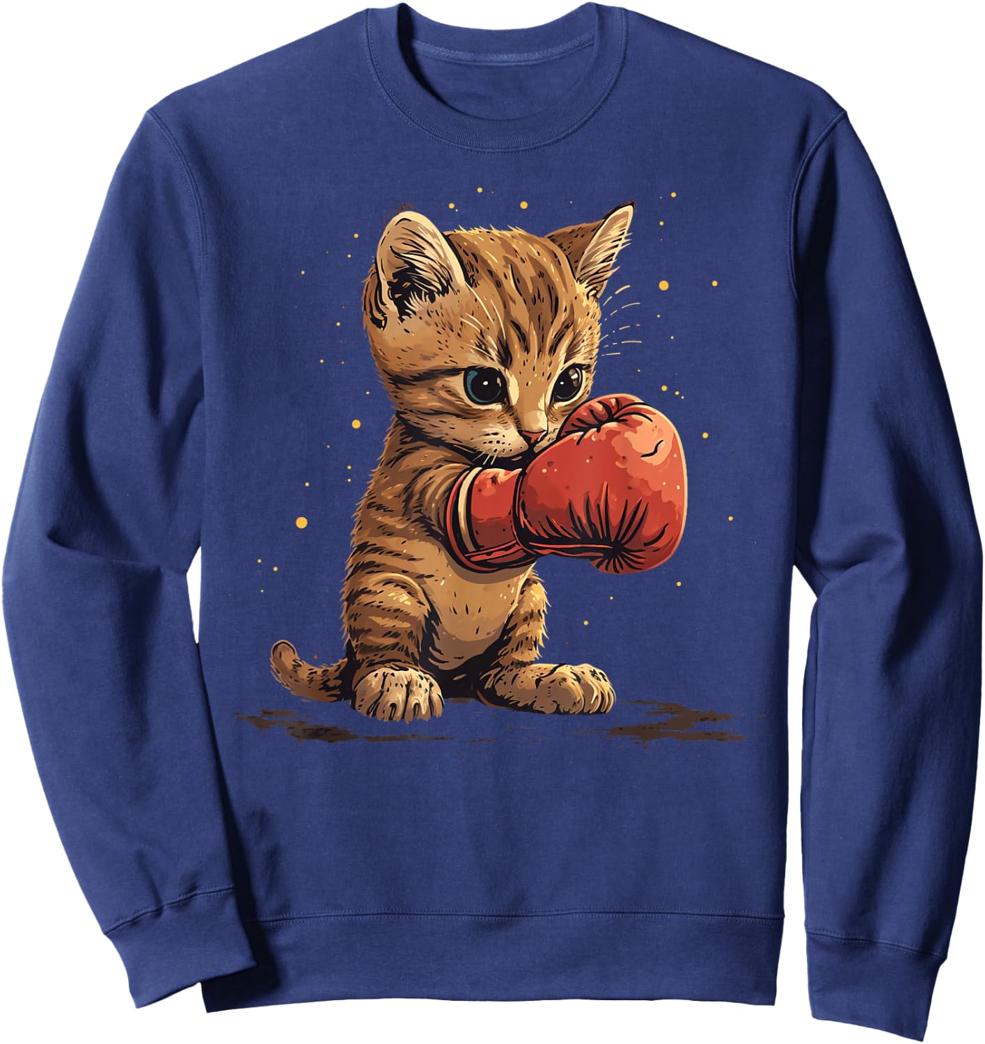 Boxing , & Kids Cat Boxer Sweatshirt - Sweatshirt | Navy