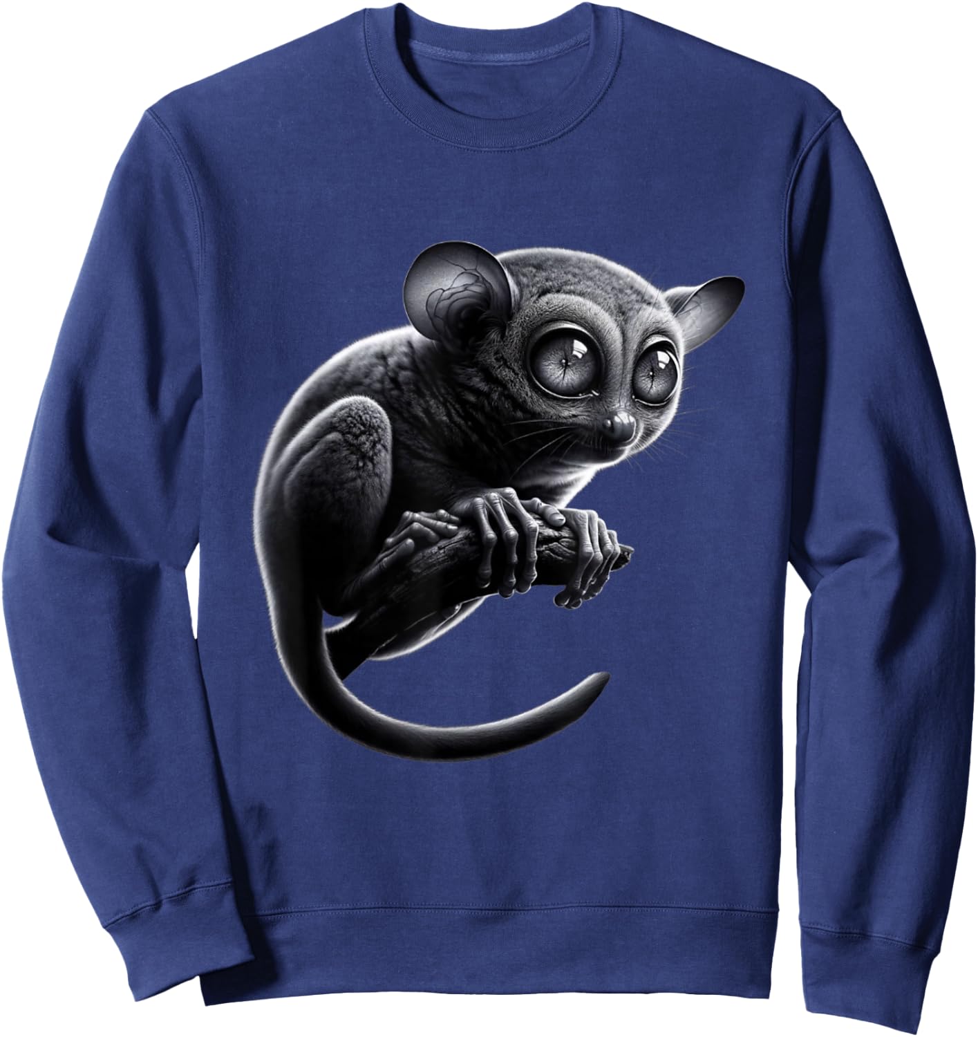 Cute Colorful Tarsier Art Phillippines Bohol Monkey Tarsier Sweatshirt - Sweatshirt | Navy