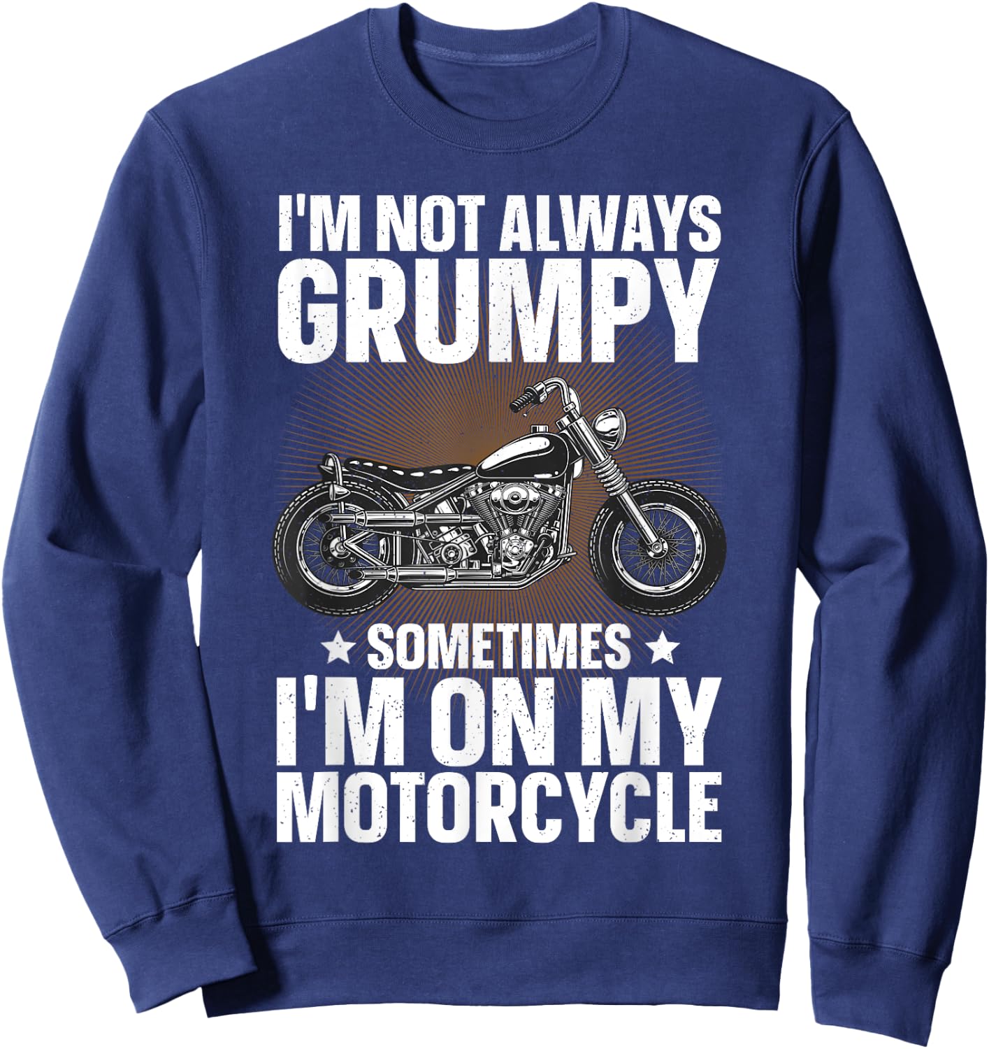 Motorcycle Rider Art Women Dad Motorcycle Bike Lover Sweatshirt - Sweatshirt | Navy
