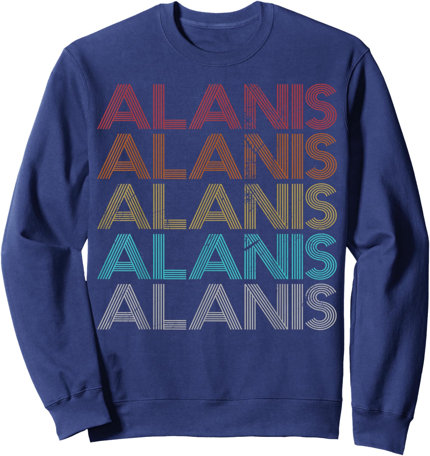 Retro Vintage Alanis Sweatshirt - Sweatshirt | Navy