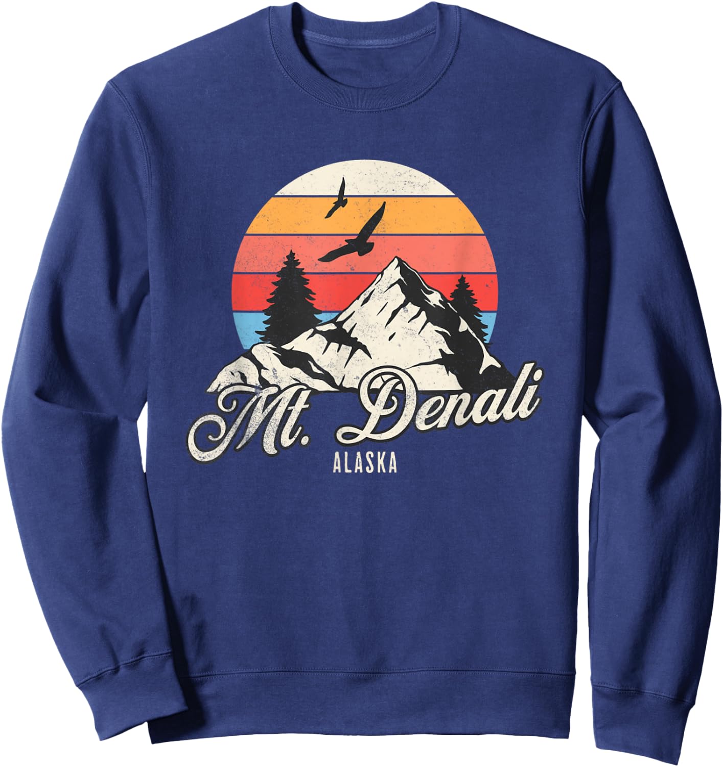 Mount Denali Souvenir / Mt. Denali Sweatshirt - Sweatshirt | Navy