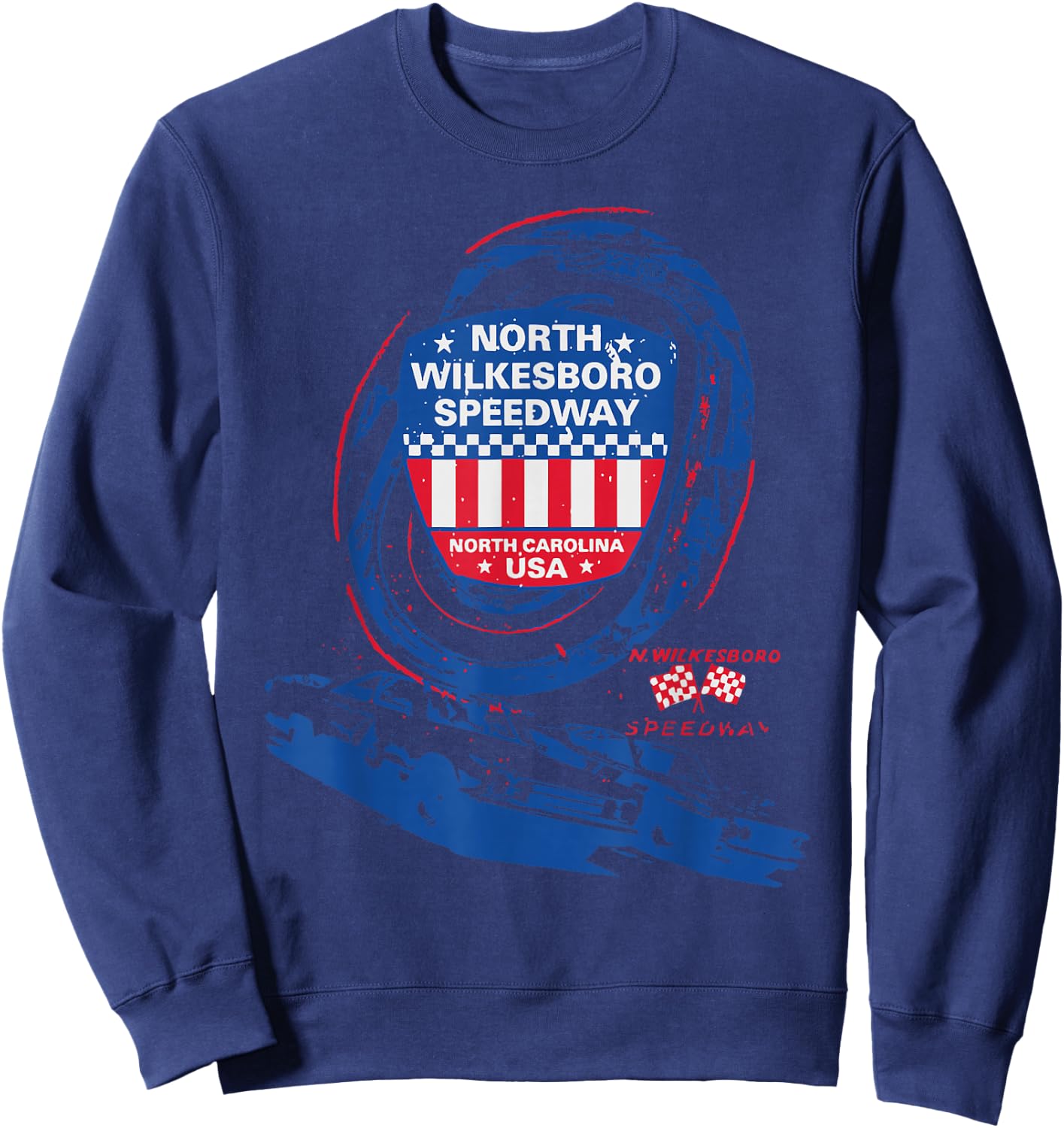 North Wilkesboro Speedway Sweatshirt - Sweatshirt | Navy
