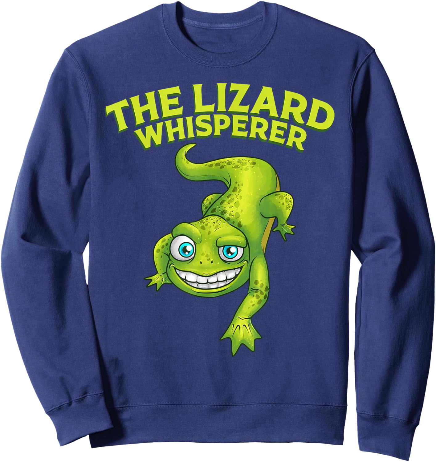 Cool Lizard Whisperer Gift Boys Girls Kids Reptile Lover Sweatshirt - Sweatshirt | Navy