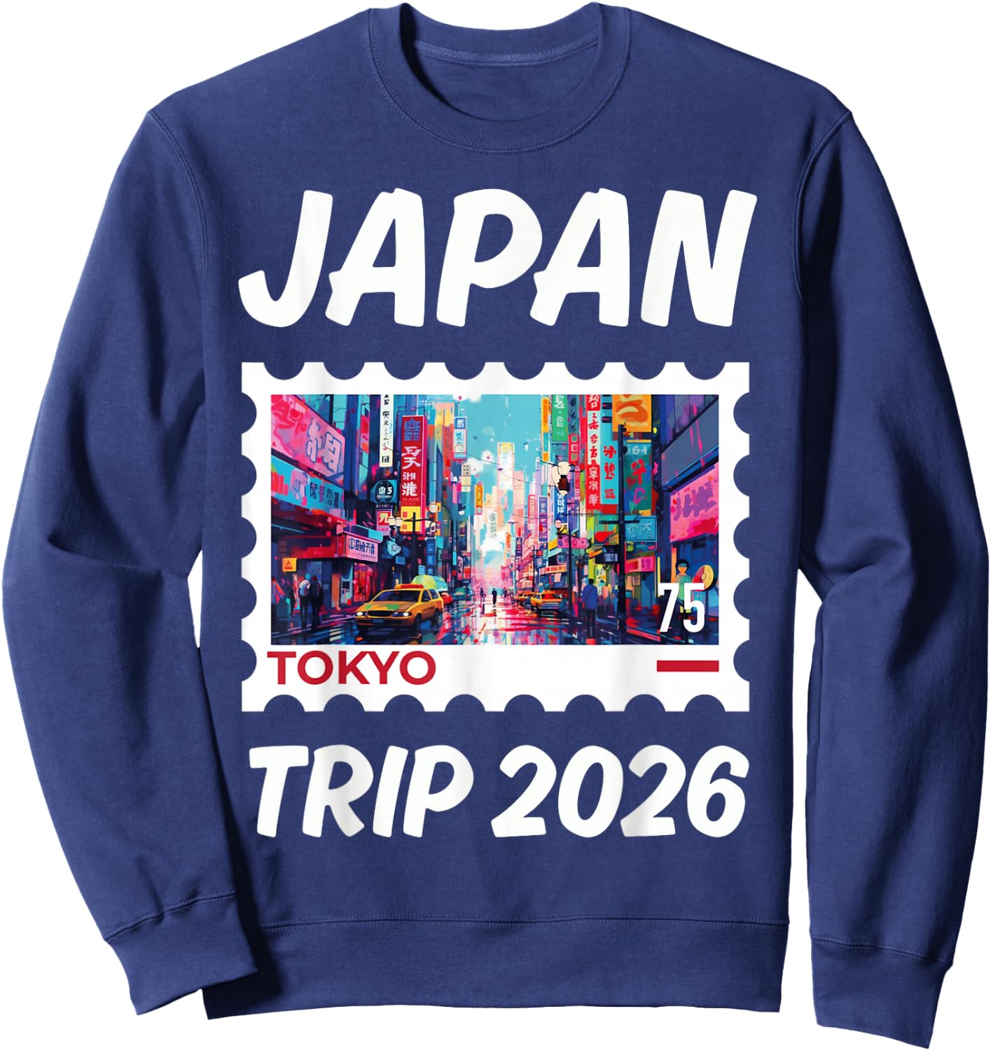 Japan Trip 2026! Matching Tokyo Vacation Sweatshirt - Sweatshirt | Navy