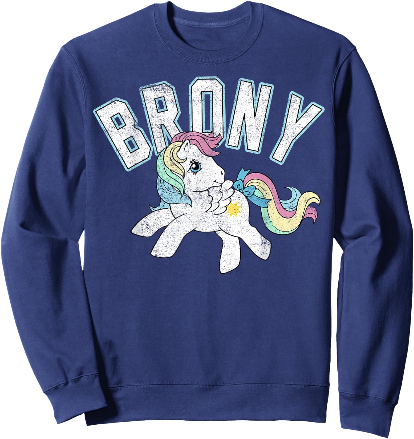 My Little Pony Brony Collegiate Style Sweatshirt - Sweatshirt | Navy