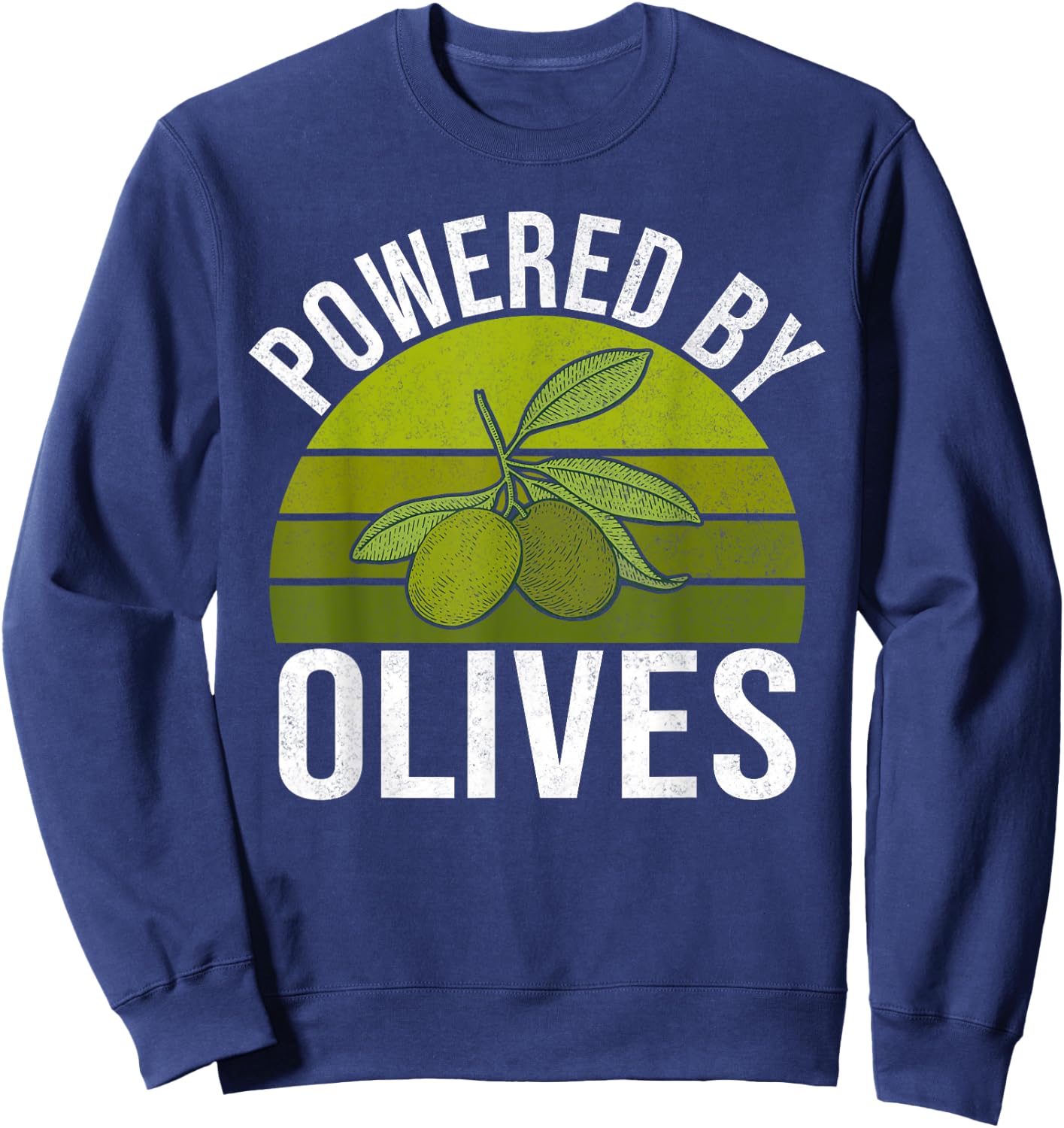Powered by Olives Olive Lover Sweatshirt - Sweatshirt | Navy