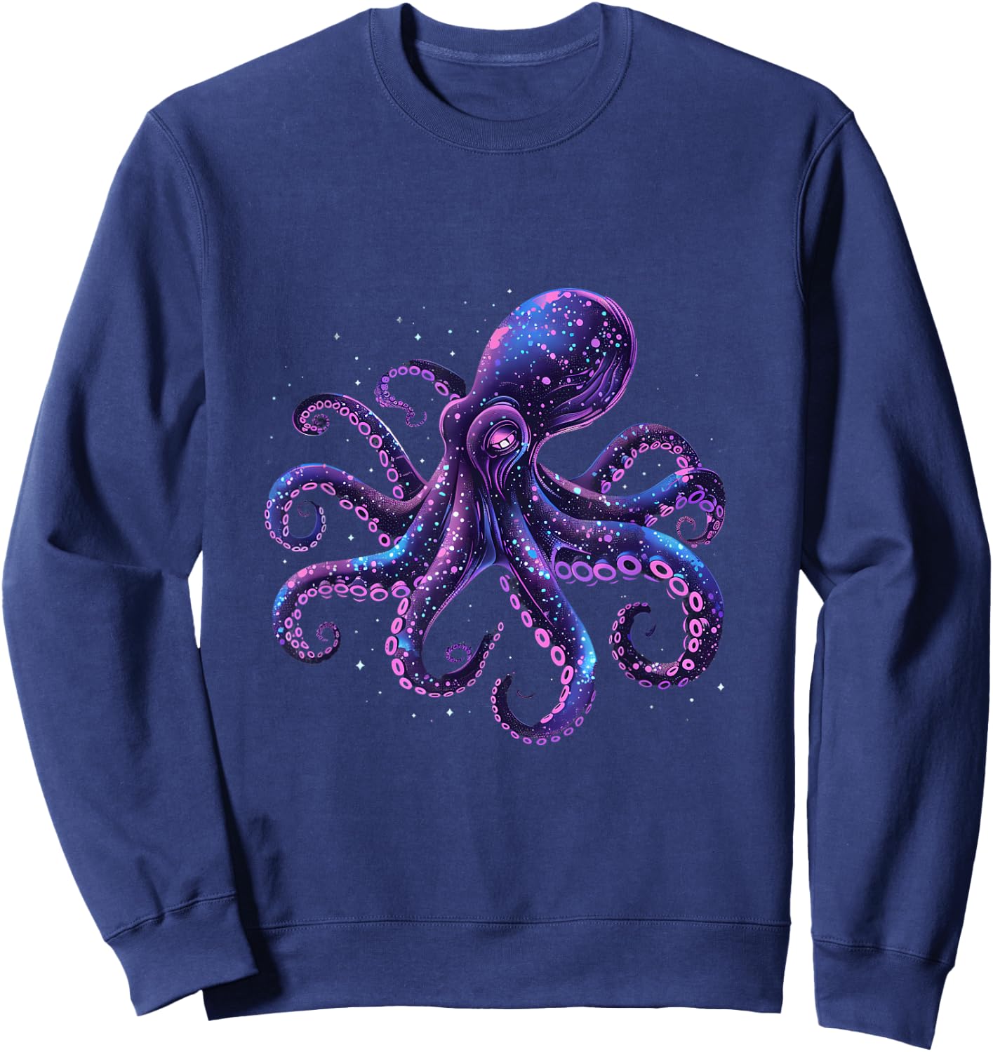 Octopus Artwork Ocean Sea Animal Lover Sea Ocean Octopus Sweatshirt - Sweatshirt | Navy