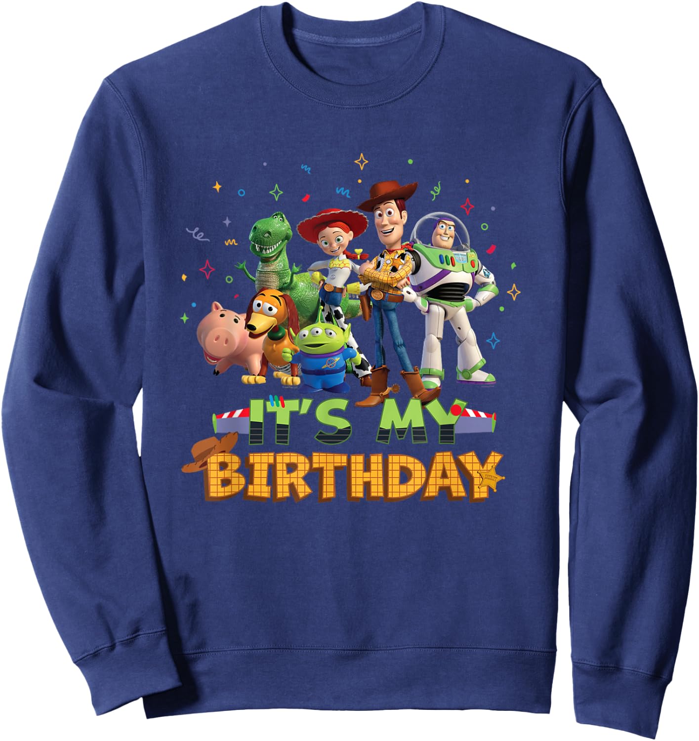 Disney and Pixar's Toy Story It's My Birthday Party Matching Sweatshirt - Sweatshirt | Navy