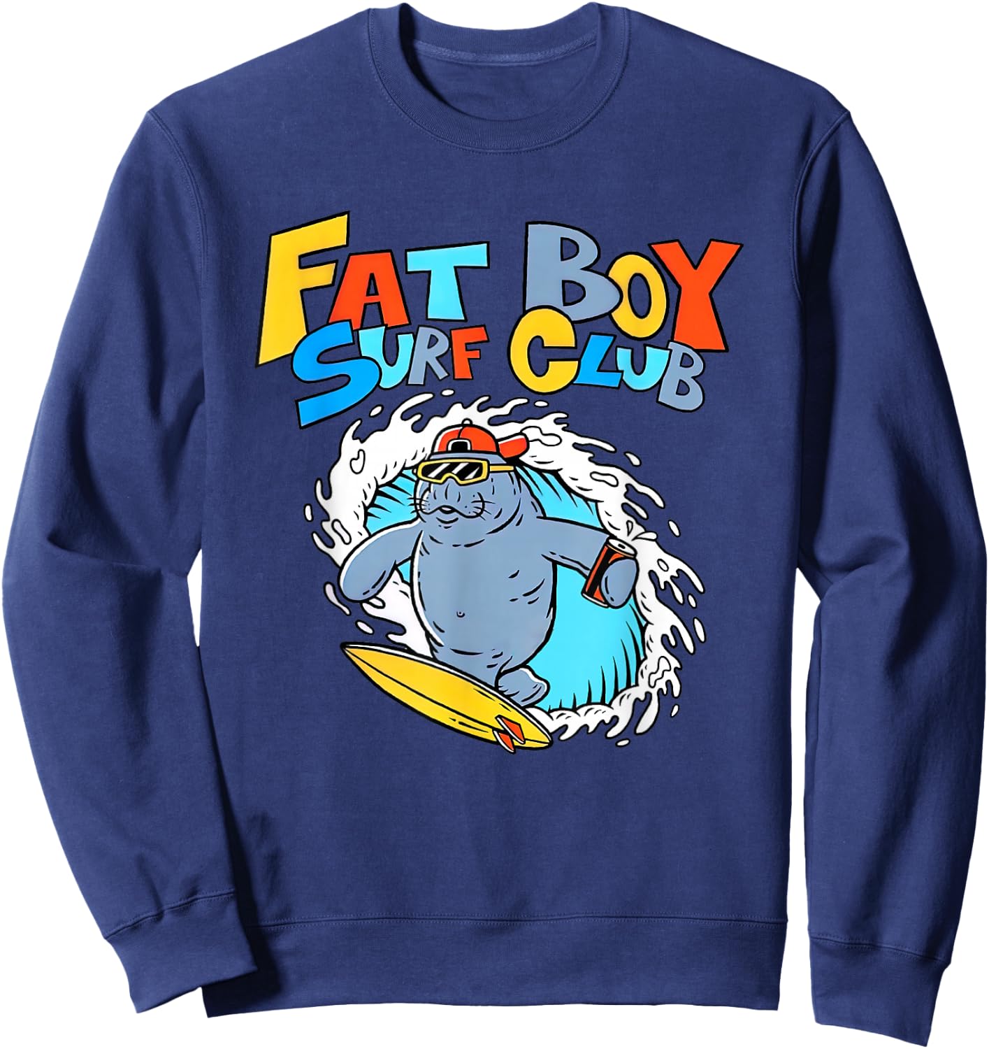 Fat Boy Surf Club Sweatshirt - Sweatshirt | Navy