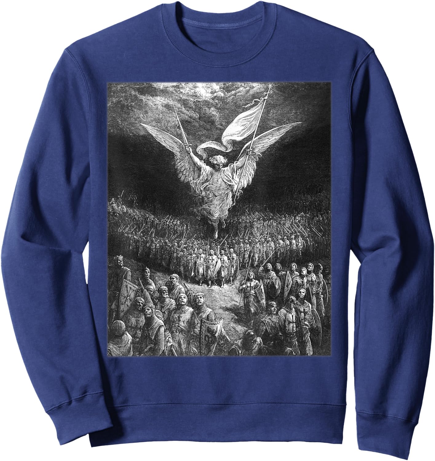 The Road to Jerusalem by Gustave Doré Sweatshirt - Sweatshirt | Navy