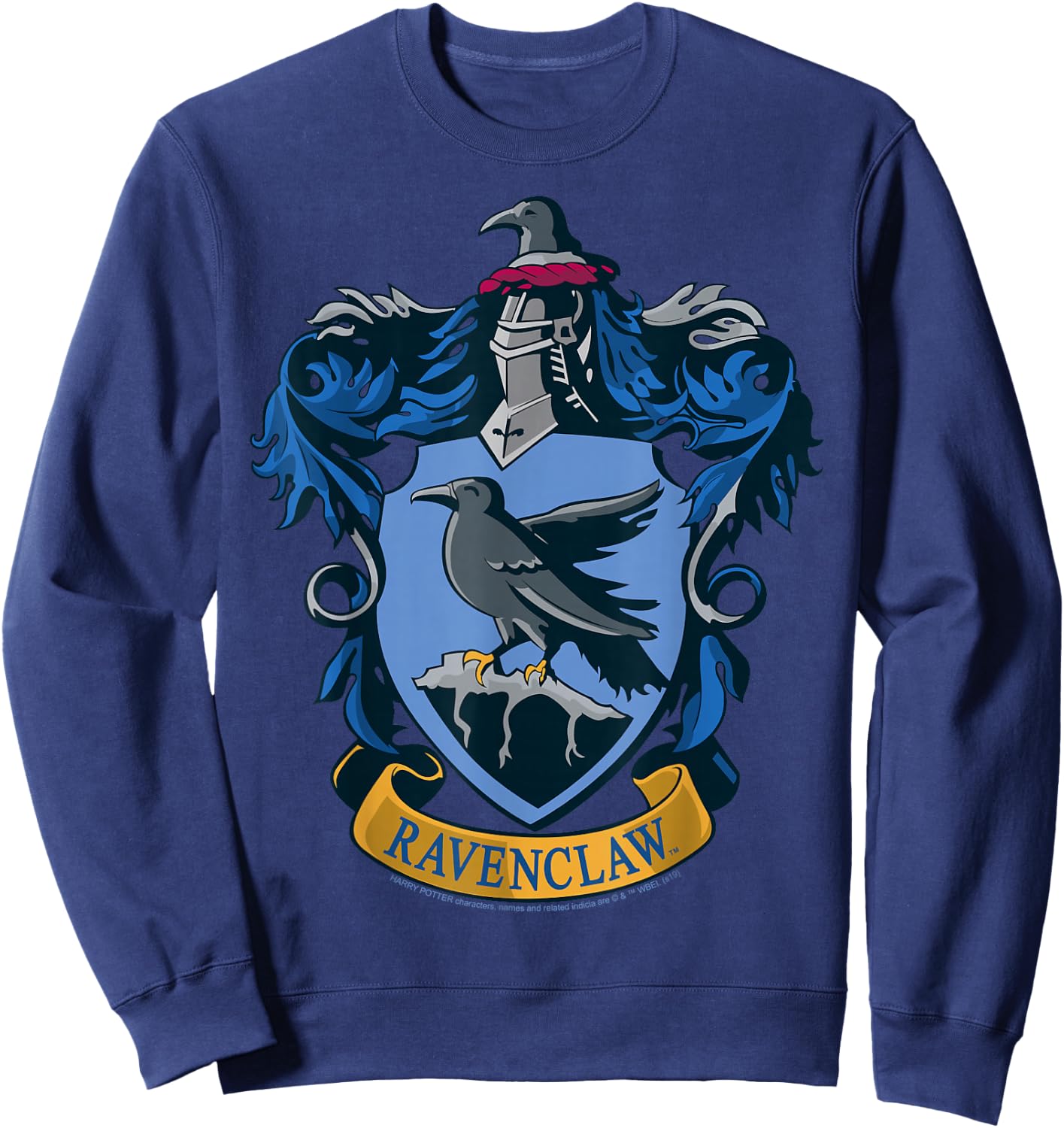 Harry Potter Ravenclaw Hogwarts House Nouveau Crest Sweatshirt - Sweatshirt | Navy