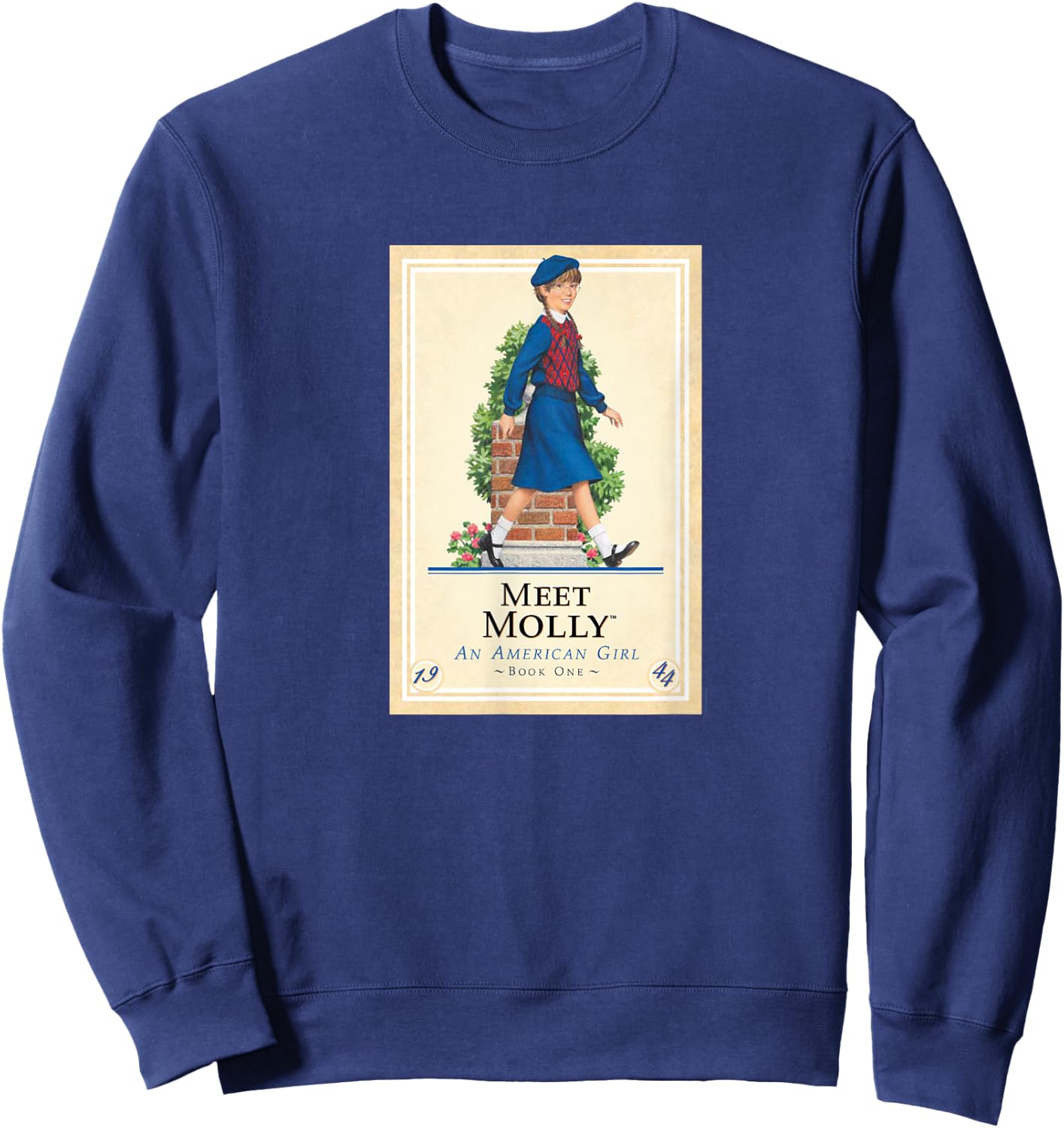 American Girl - Meet Molly Book Cover Sweatshirt - Sweatshirt | Navy